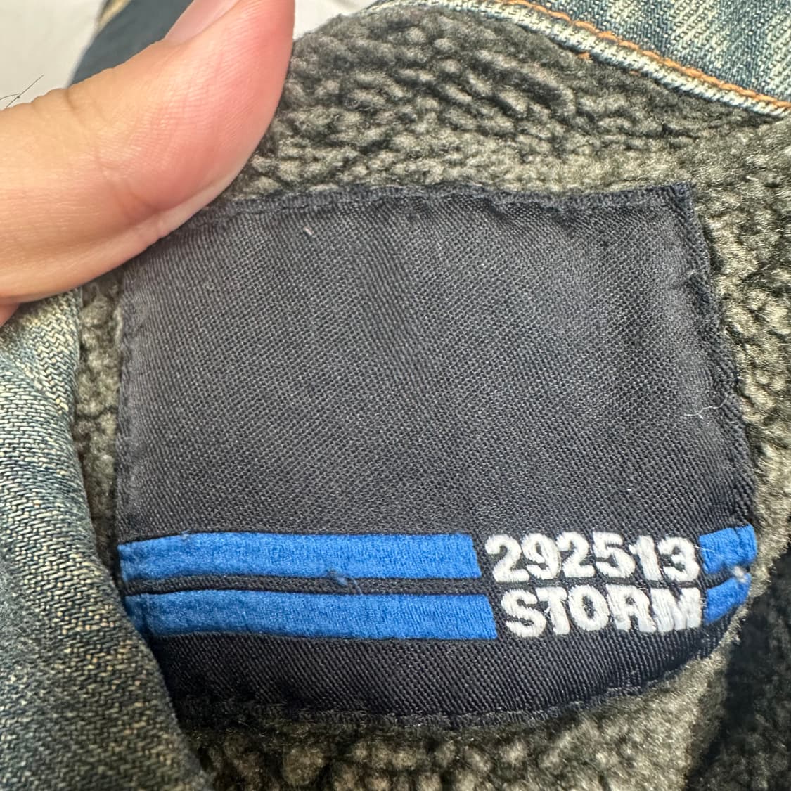 292513 STORM 백로고 워싱데님자켓 95 상품이미지4