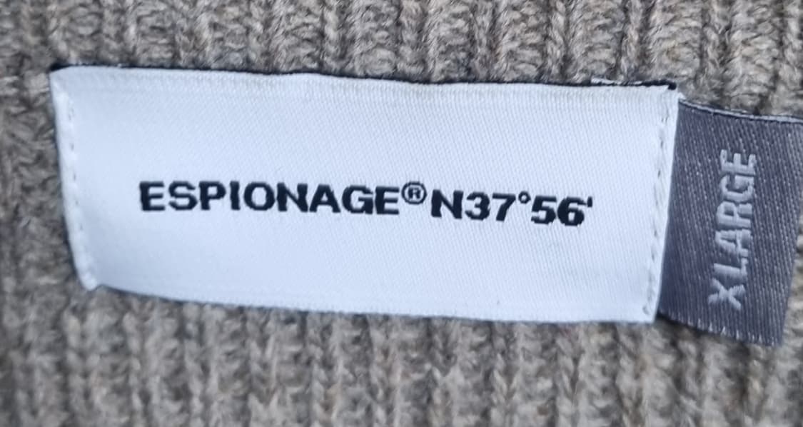 XL ) 에스피오니지 다크베이지 니트 가디건 상품이미지3