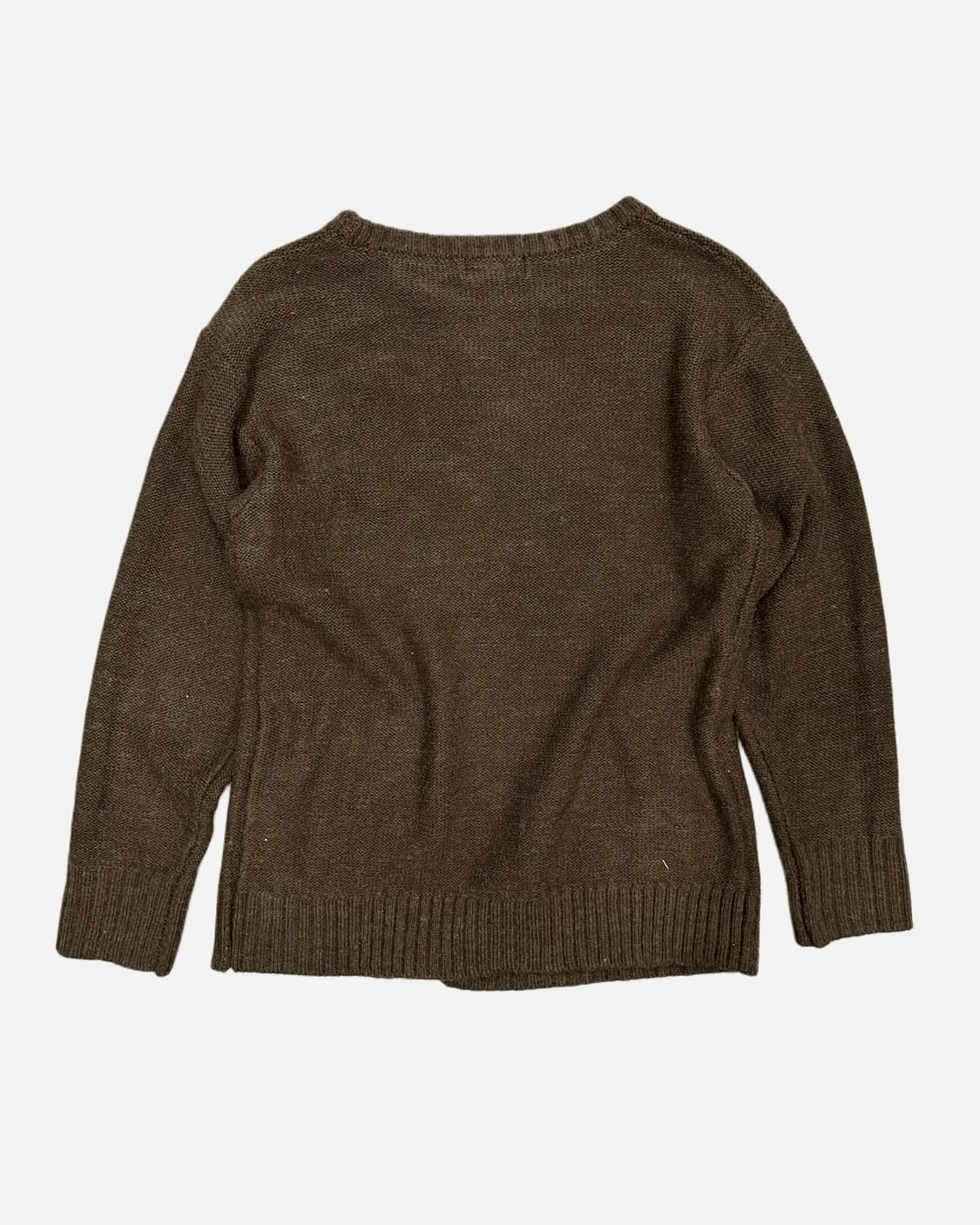 engraving anchor brown knit 상품이미지4