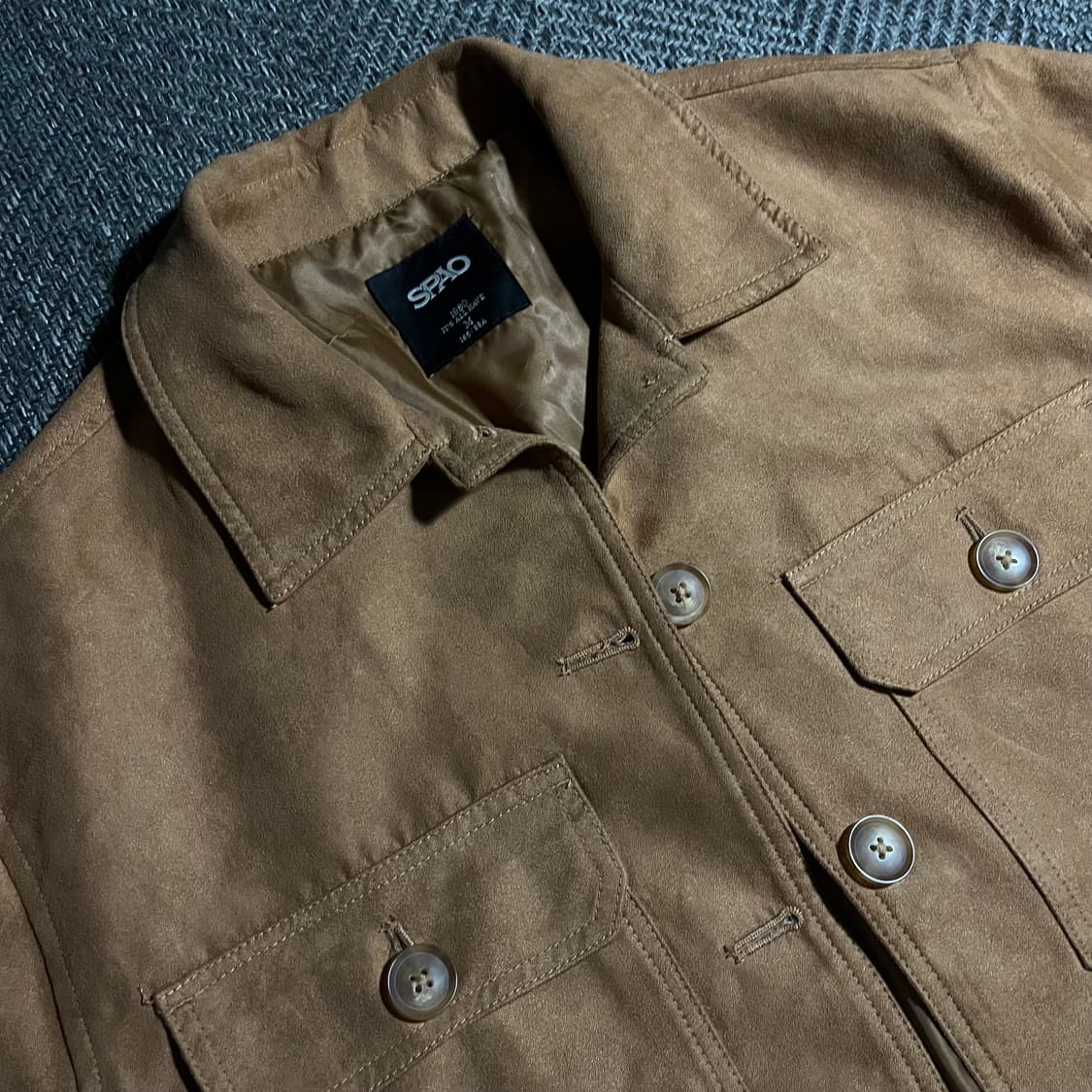 [M] SPAO 스파오 스웨이드 자켓 상품이미지3