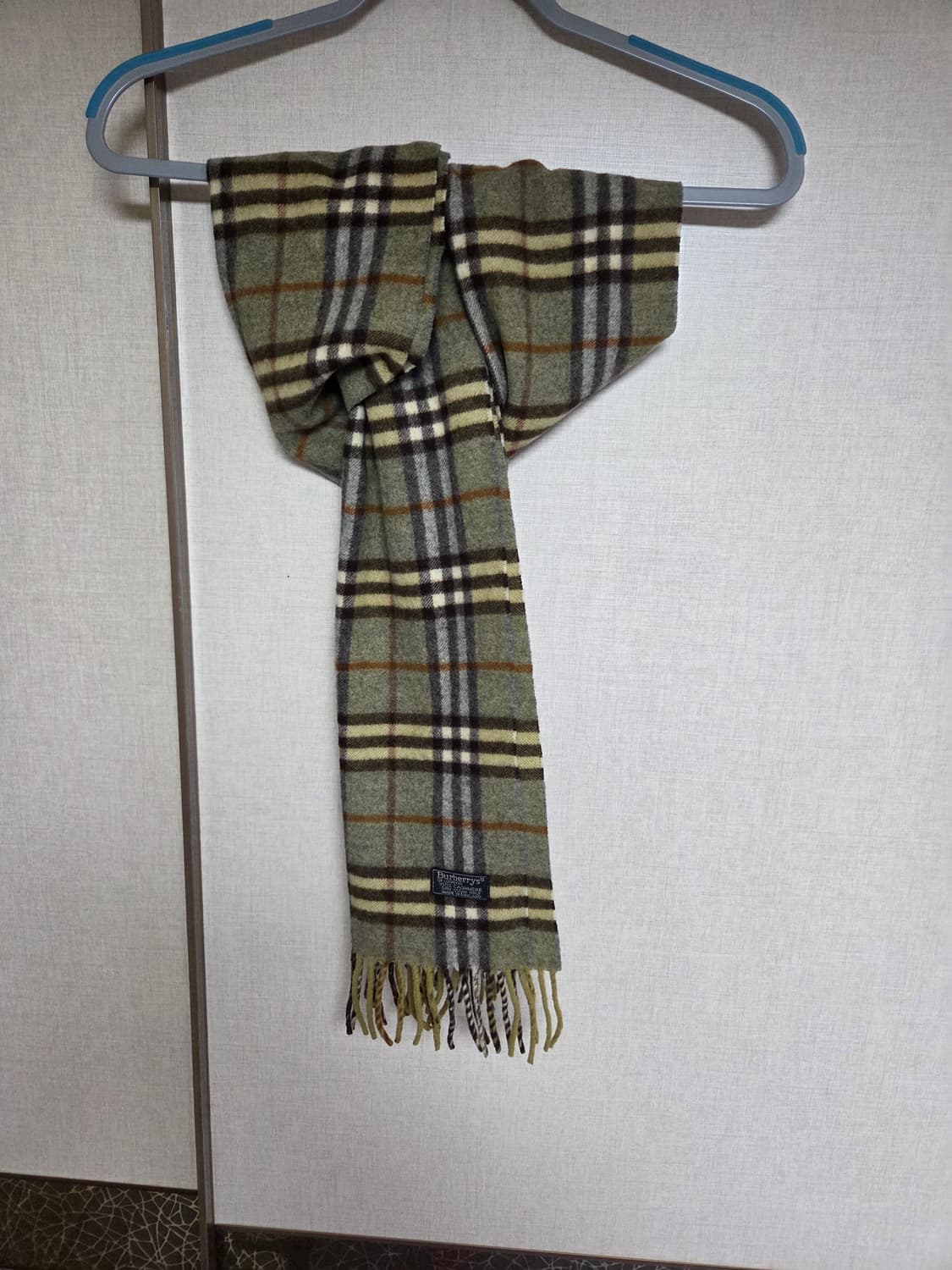 캐시미어 노바체크 목도리 상품이미지3