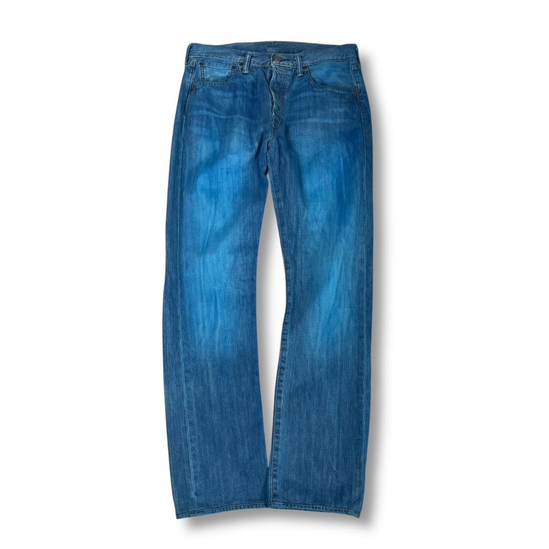 (32) 리바이스 501 코발트블루 버튼플라이 데님 팬츠 상품이미지1