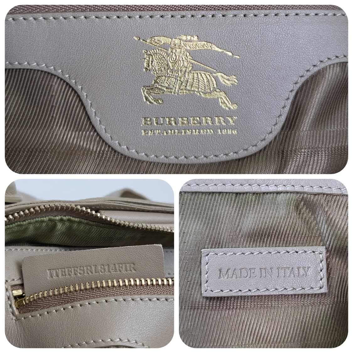 정품 버버리 퀼팅 가죽 숄더백 상품이미지9