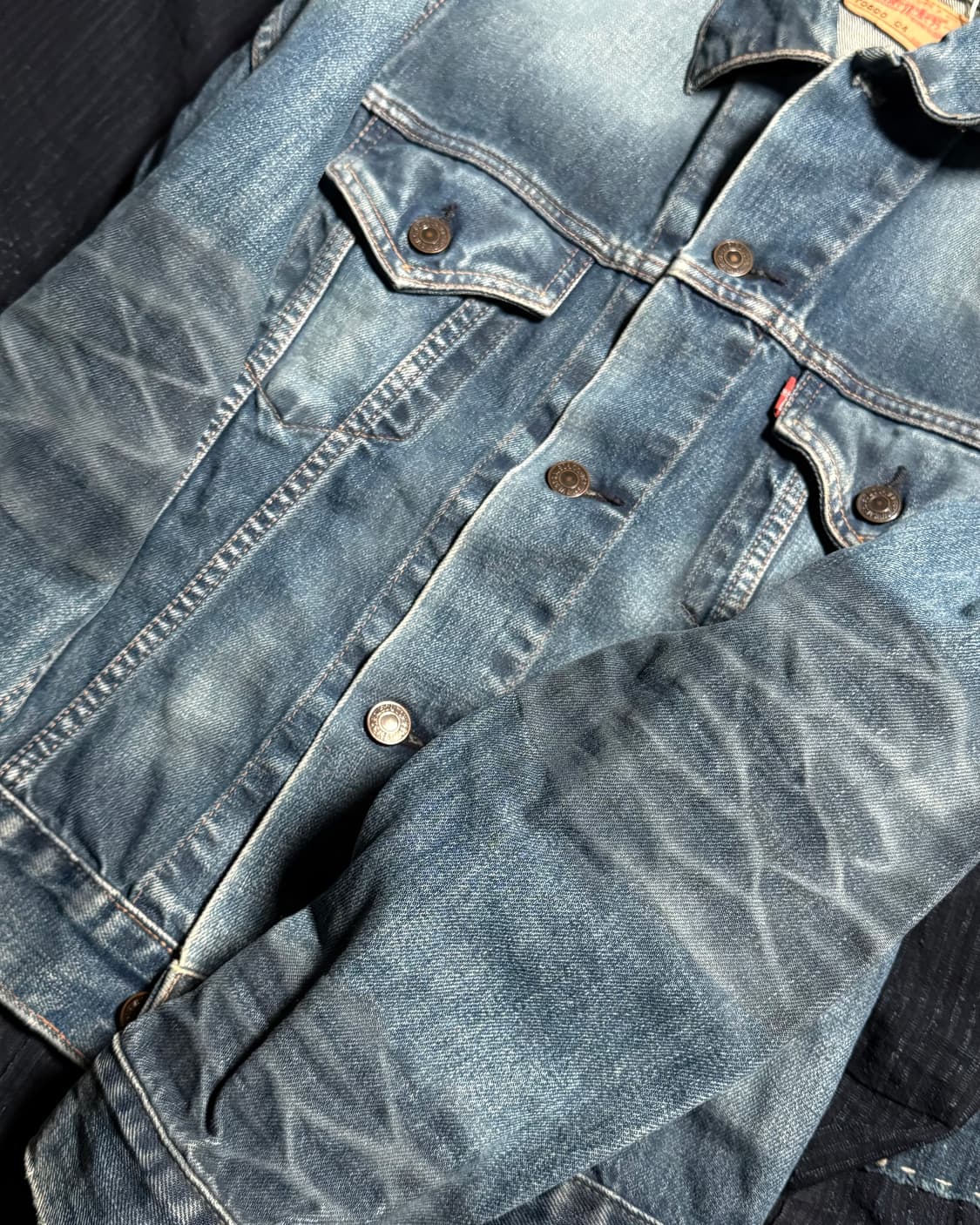 90‘s 리바이스 70500-04 타입 3세대 데님 트러커 자켓 S 상품이미지4
