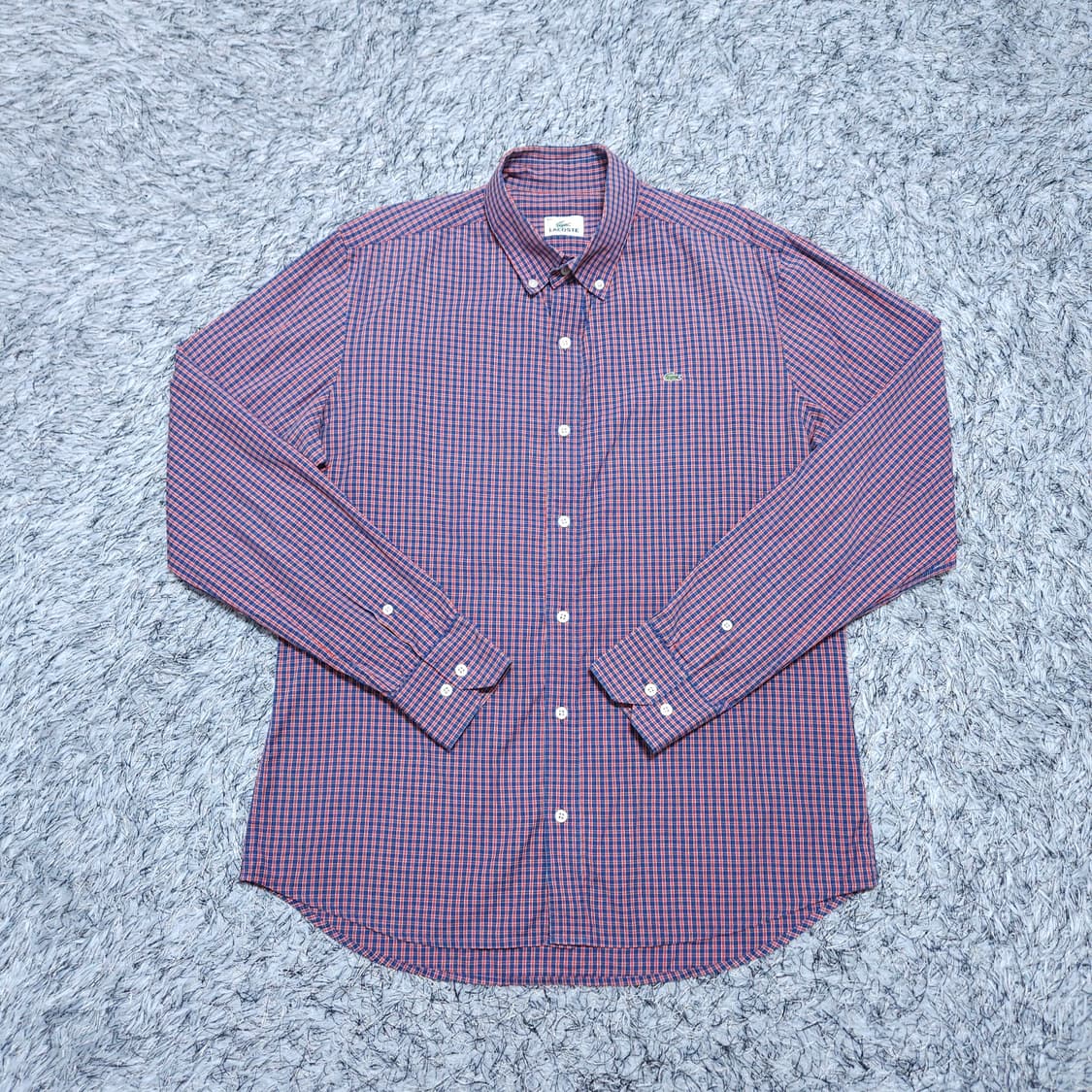 라코스테)100 남자 체크셔츠남방 / 왕눈이샵 상품이미지1