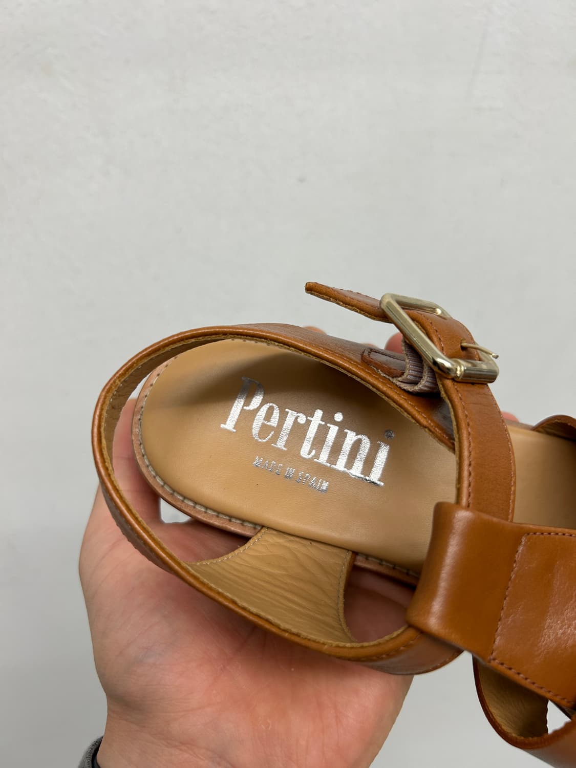 Pertini 레더 피셔맨 샌들 230 상품이미지4