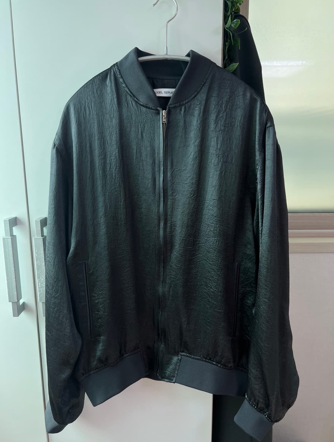 Lyjel Service FLUTTER SATIN BLOUSON 블루종  상품이미지4