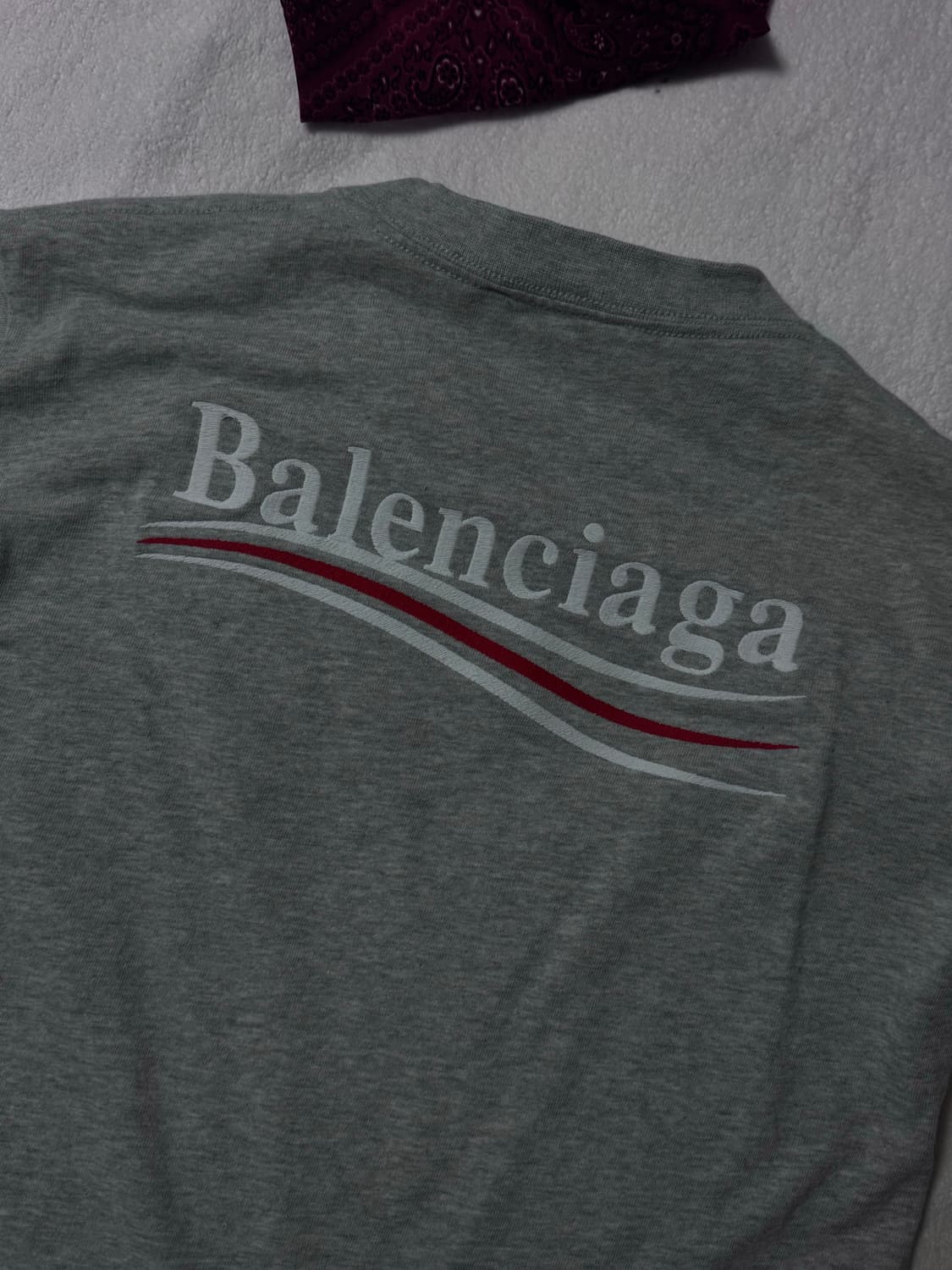 발렌시아가 그레이 반팔(백화점구매) 상품이미지2