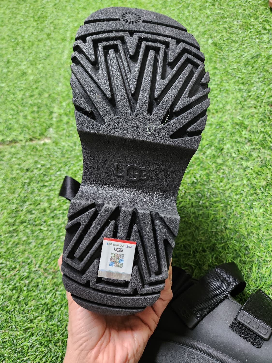 UGG 플랫폼 샌들 블랙 / 12cm 키높이 힙템🔥 상품이미지4