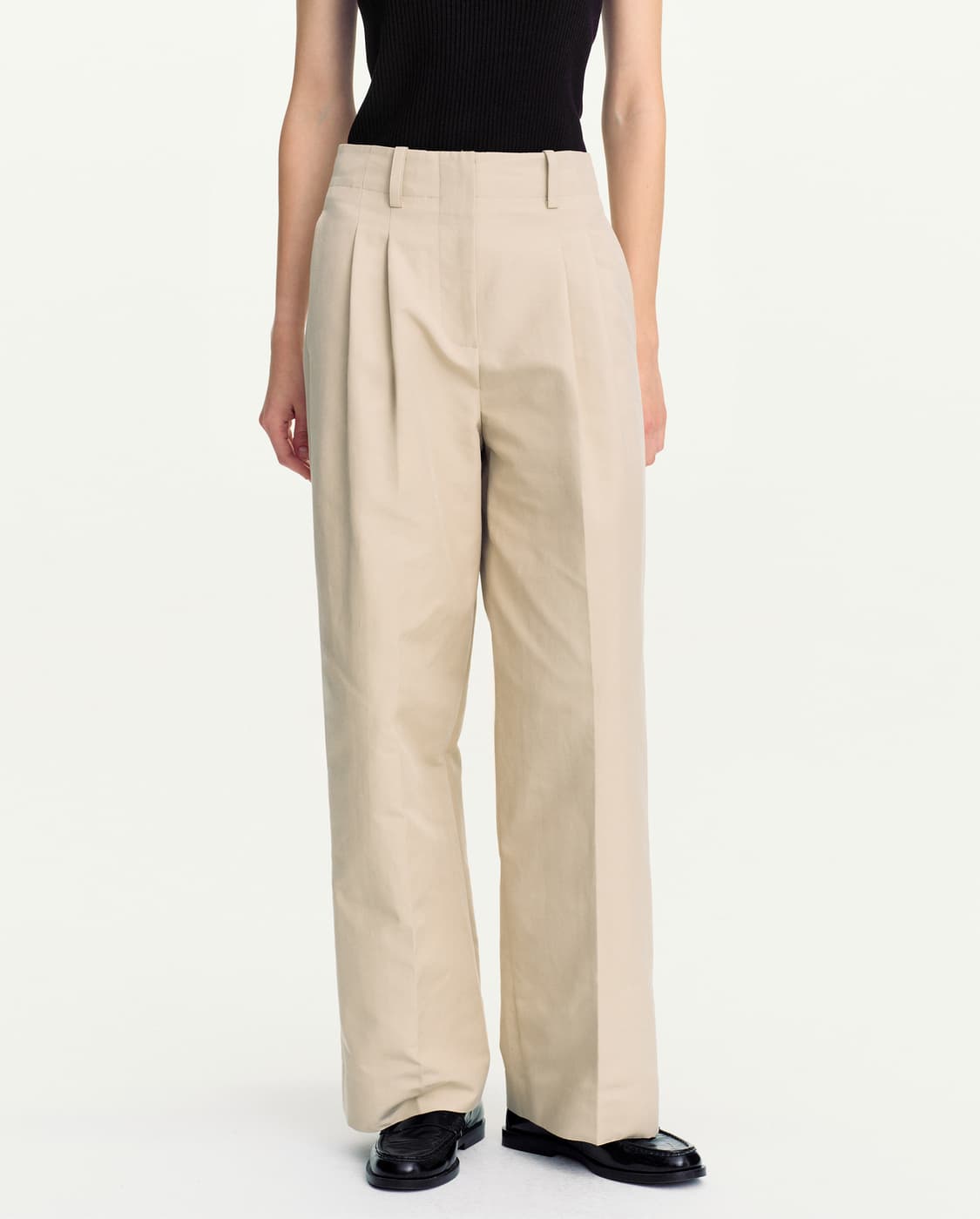 [FYEO] sandy cotton two-tuck pants 상품이미지3