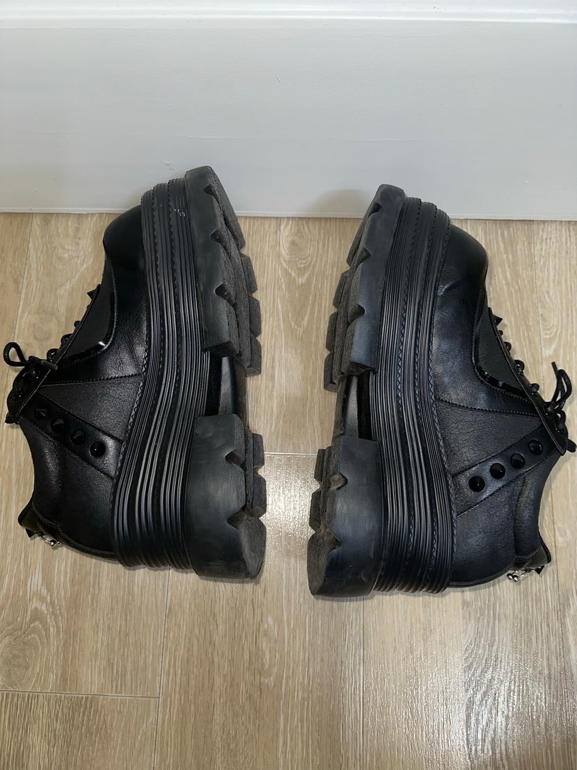 고스펑크 통굽 신발 상품이미지6