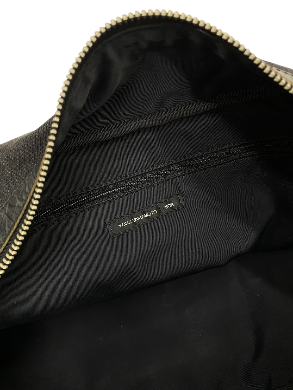 요지야마모토 y2k 블랙 데님 숄더백 상품이미지4