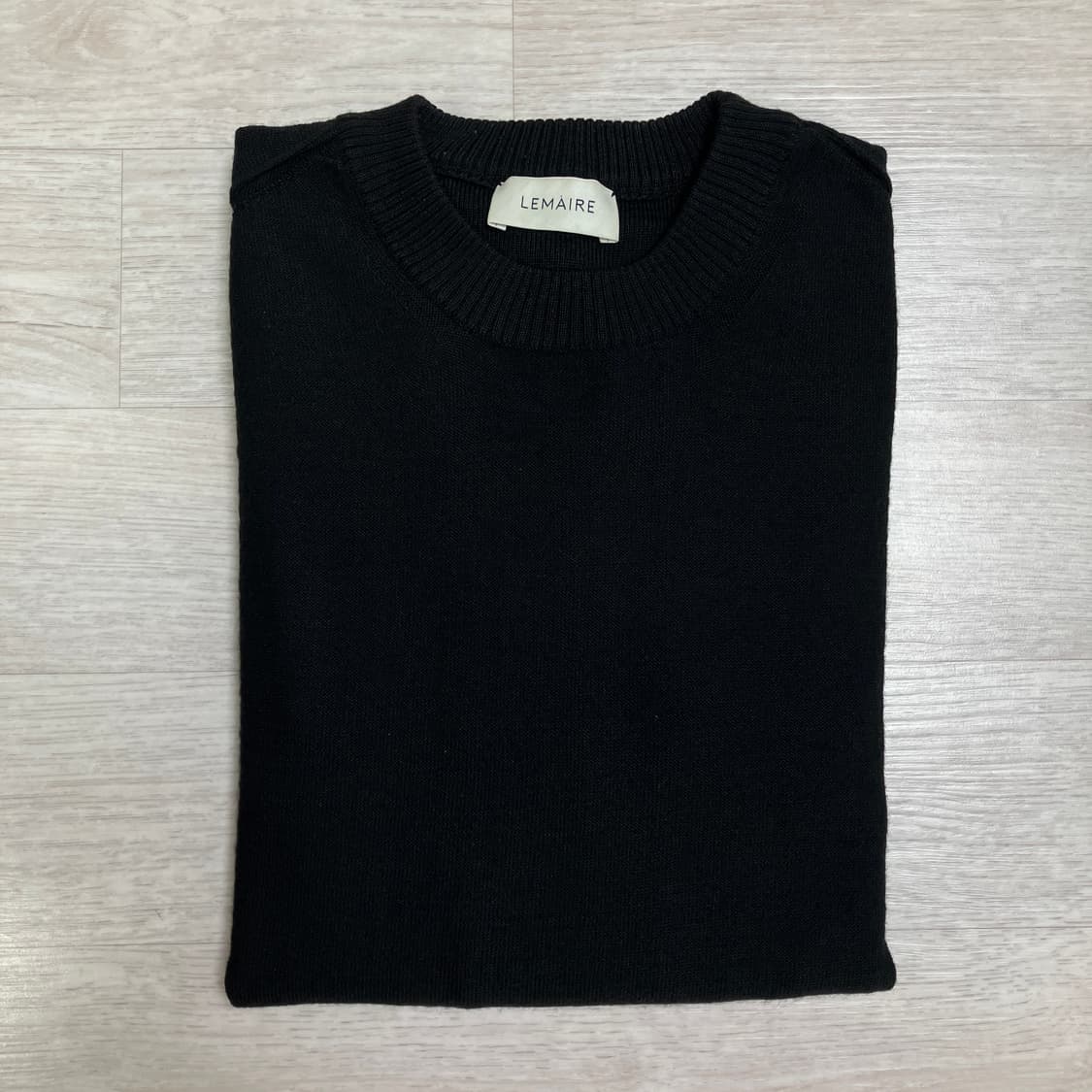 [M] 르메르 메리노울 니트 블랙 상품이미지7