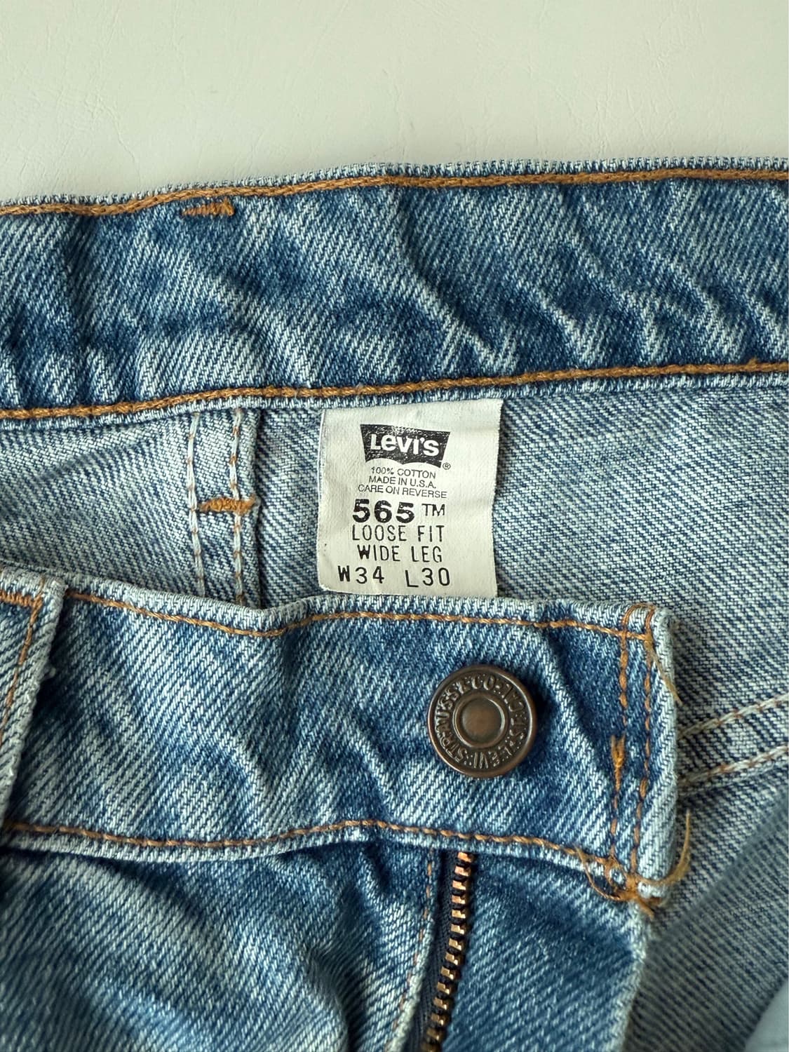 90s 리바이스 565 USA made 상품이미지5