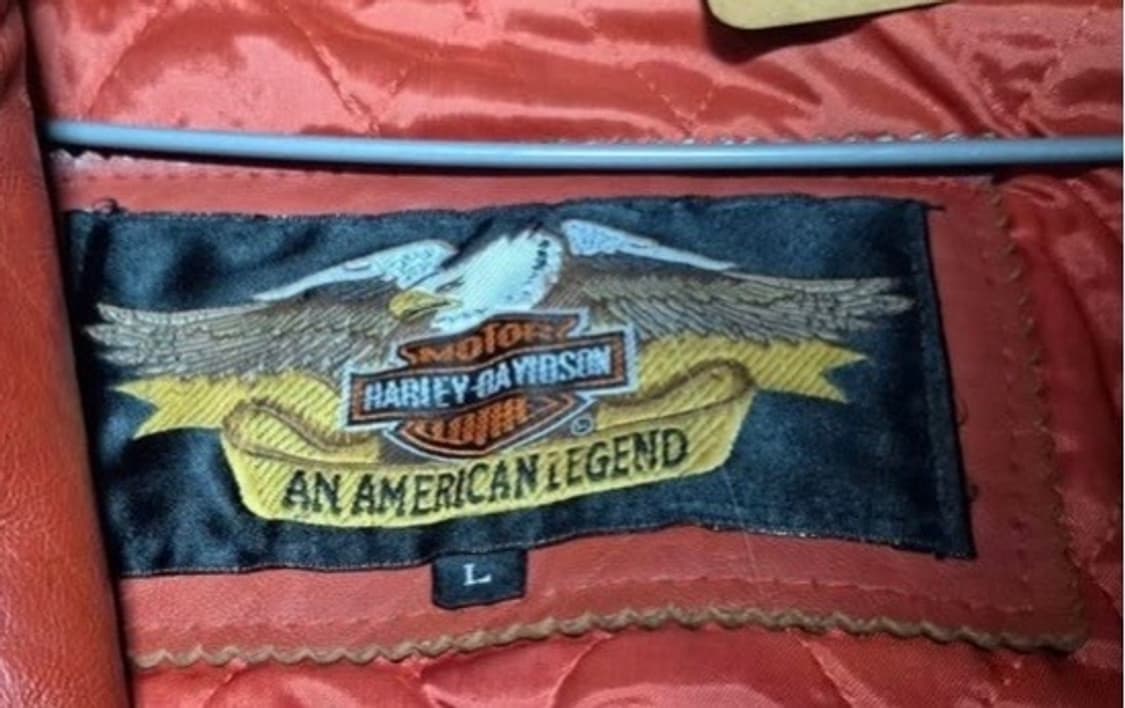 할리 데이비스 그랜드 올드스쿨 레더 오버 가죽자켓 L 상품이미지3