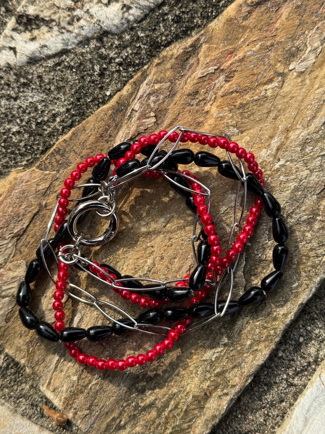 다비즈 빨간진주 써지컬 목걸이 상품이미지7