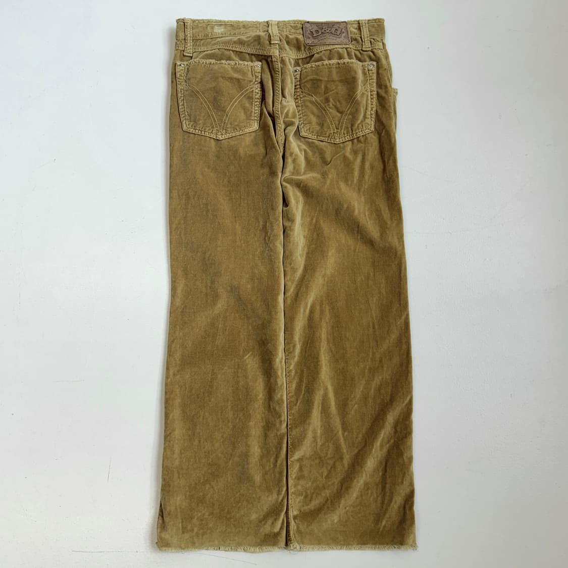 돌체앤가바나 코튼 벨벳 팬츠 브라운 상품이미지3