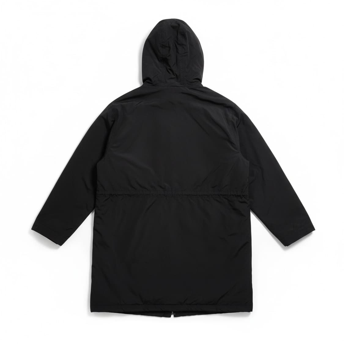 Sandro 산드로 블랙 후드 롱코트 98 (미니멀) 상품이미지3