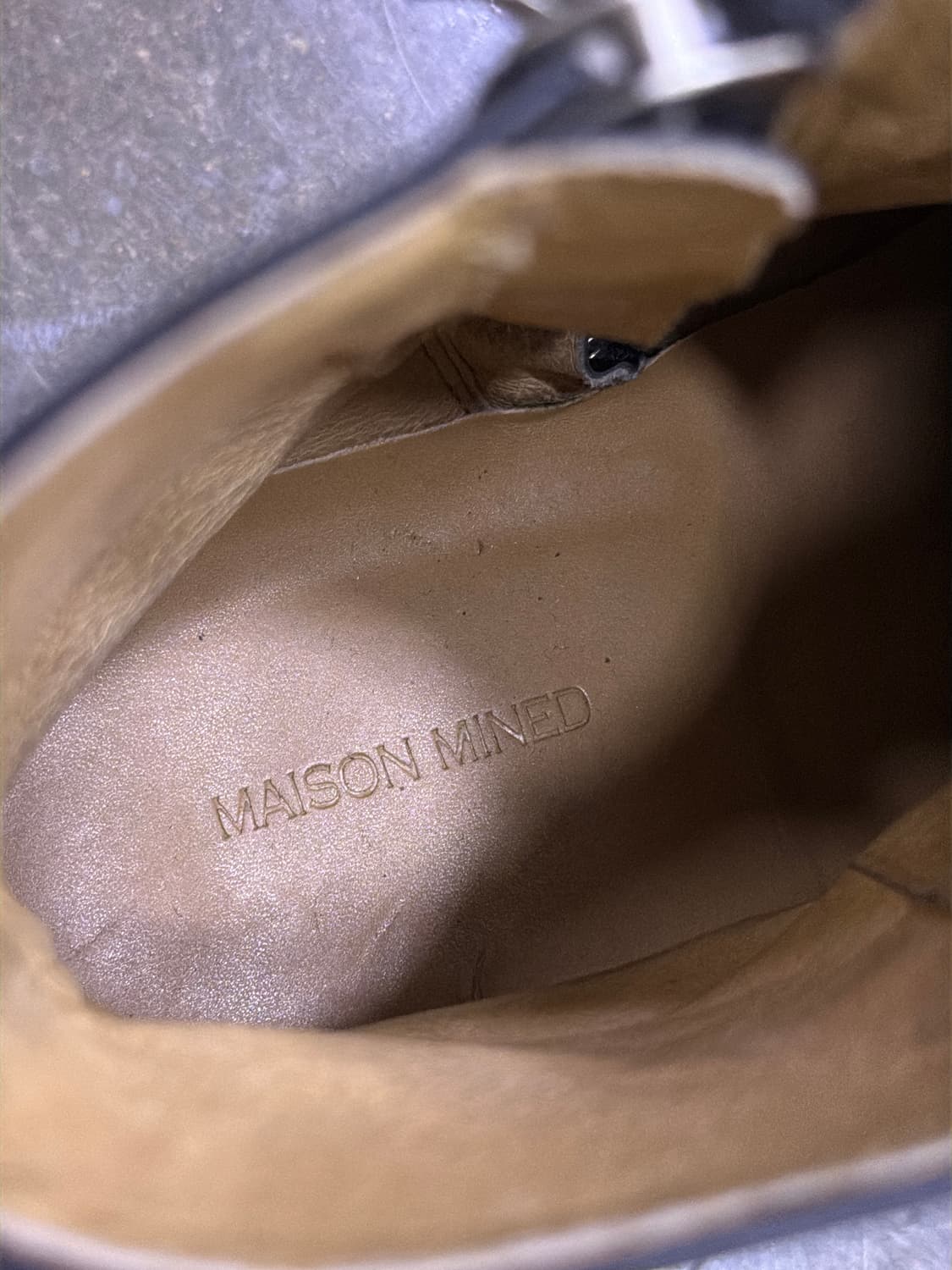 메종미네드 스퀘어토 지퍼 부츠 블랙 260 상품이미지9