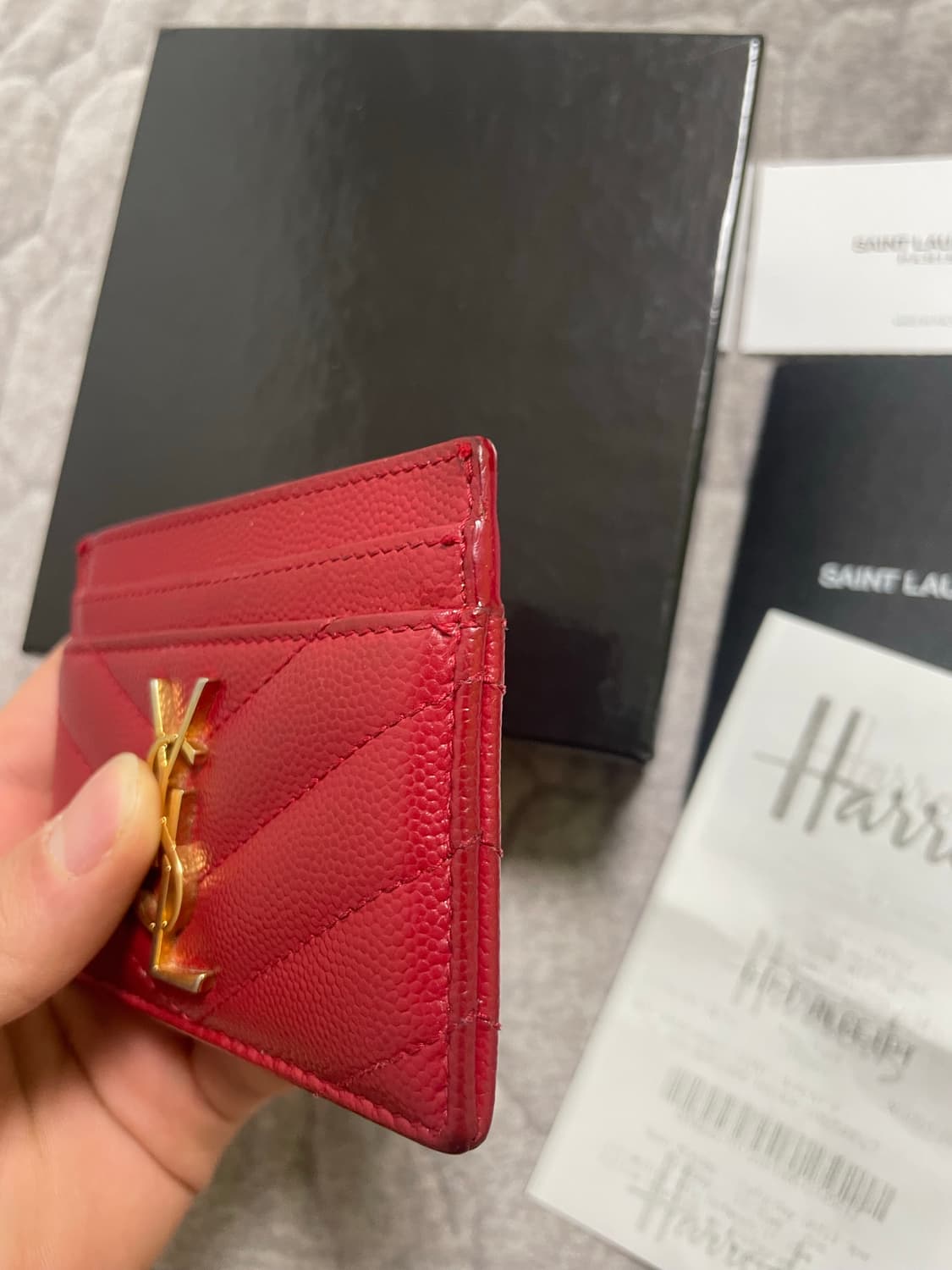 생로랑 마틀라세 카드지갑 상품이미지4