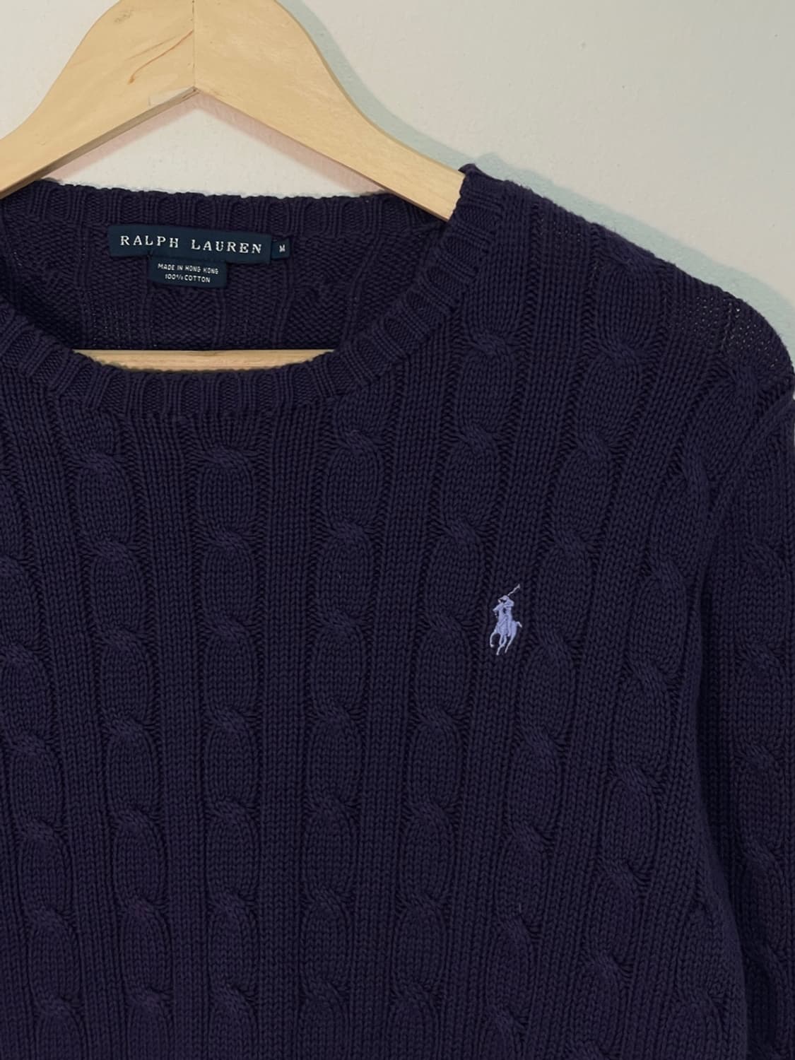 폴로 포니 꽈배기 니트 상품이미지5