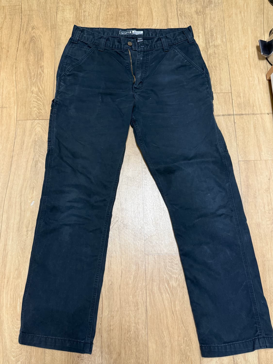 칼하트 싱글니 팬츠 블랙 33*32 상품이미지2