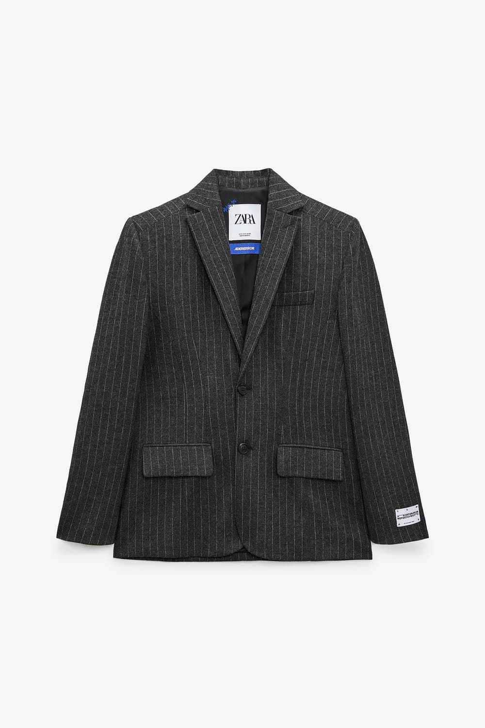 자라 x 아더에러 스트라이프 오버사이즈 블레이저 그레이2004/841 상품이미지1