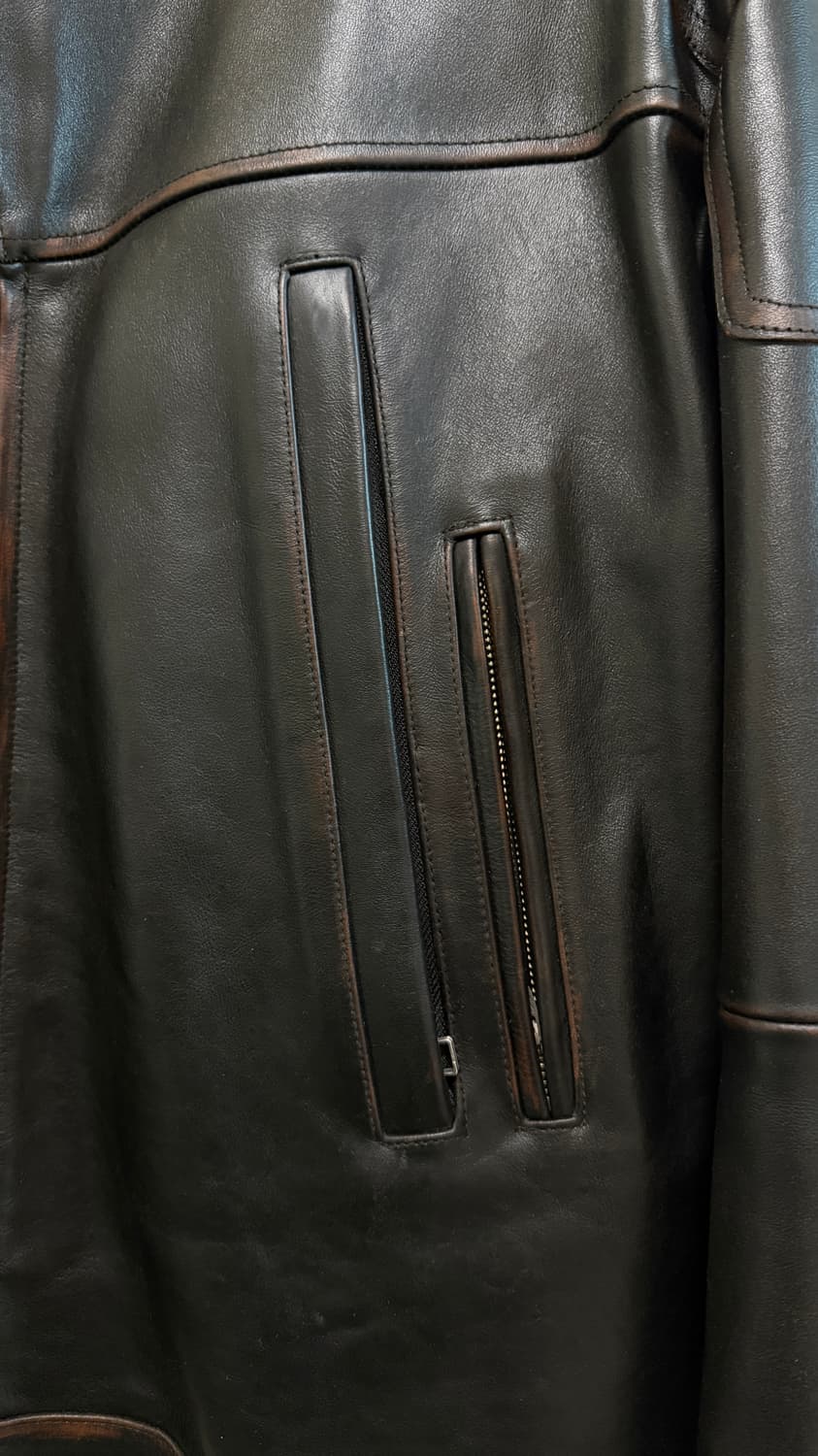 yiyae 모디파이드 바이커자켓 컨투어 블랙 바이커 자켓L 상품이미지7