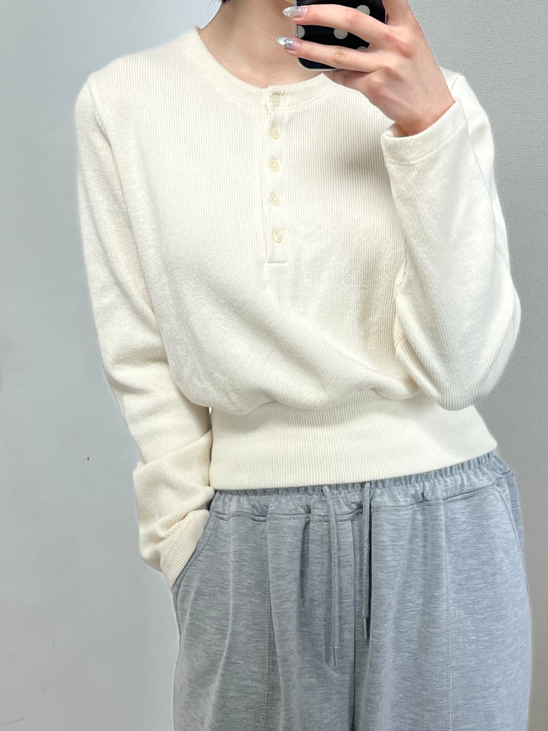 아이보리 니트 상품이미지3