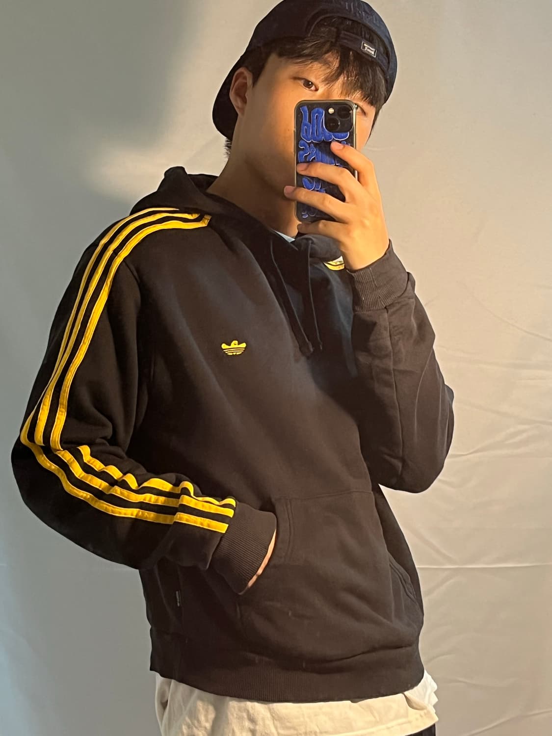 아디다스 X 마크곤잘레스 삼선 풀오버 후드 상품이미지2