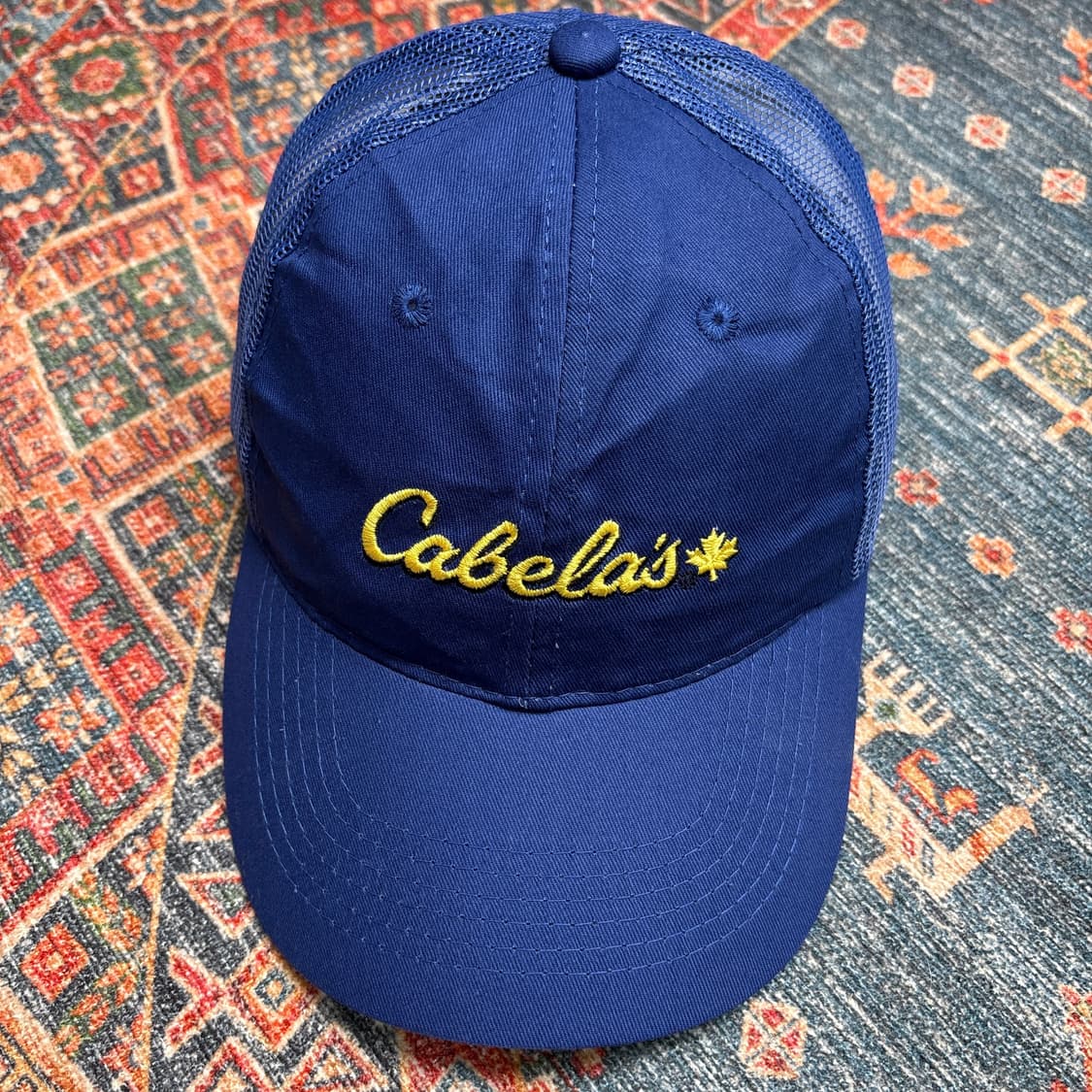 빈티지 블루 트러커캡 상품이미지2