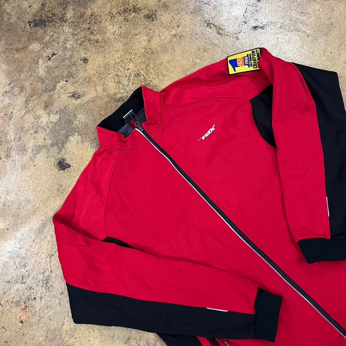 [정품/XL] FOX 폭스 레드 블랙 트랙 자켓 b19 상품이미지1