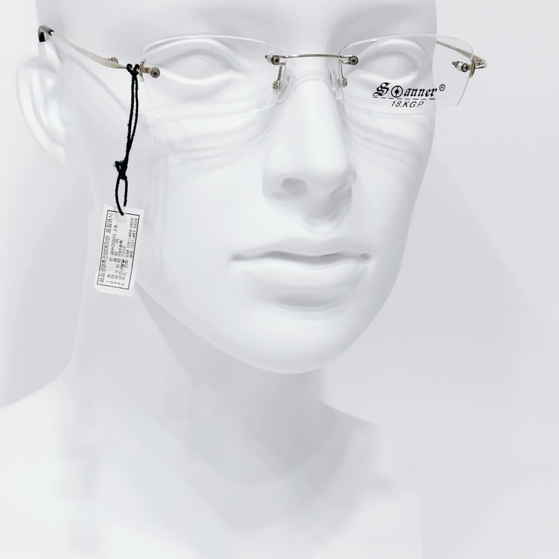 SCANNER 골드 스퀘어 무테 데드스탁 빈티지안경 상품이미지5