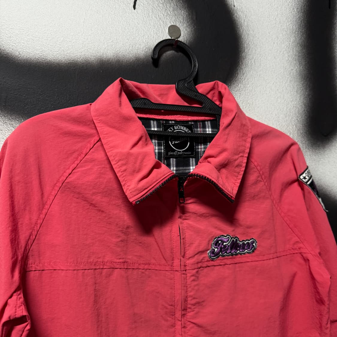 VTG 빈티지 올드스쿨 우븐 레이싱 집업 자켓 상품이미지3