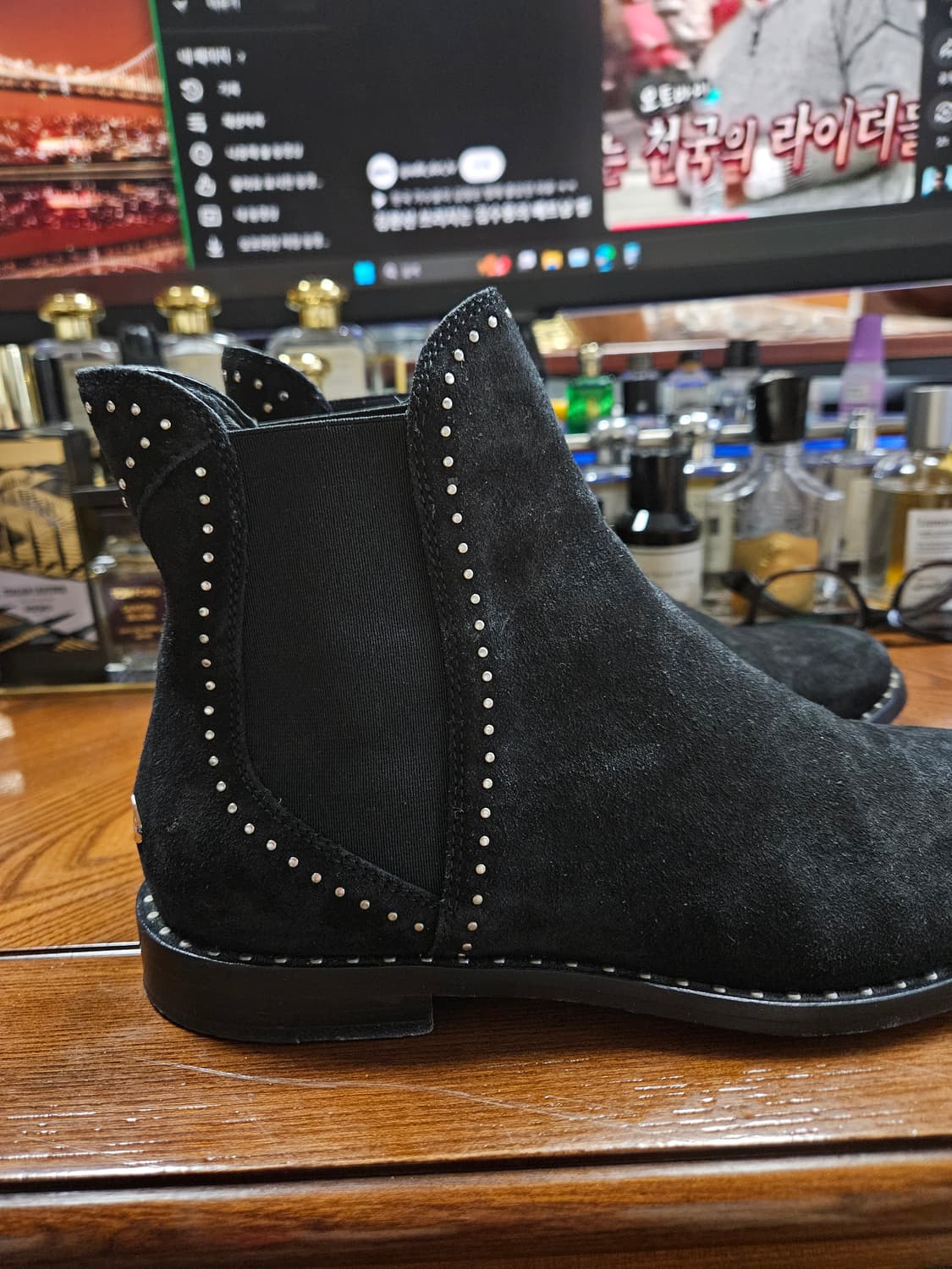 지미추 스웨이드 부츠 37사이즈 상품이미지3