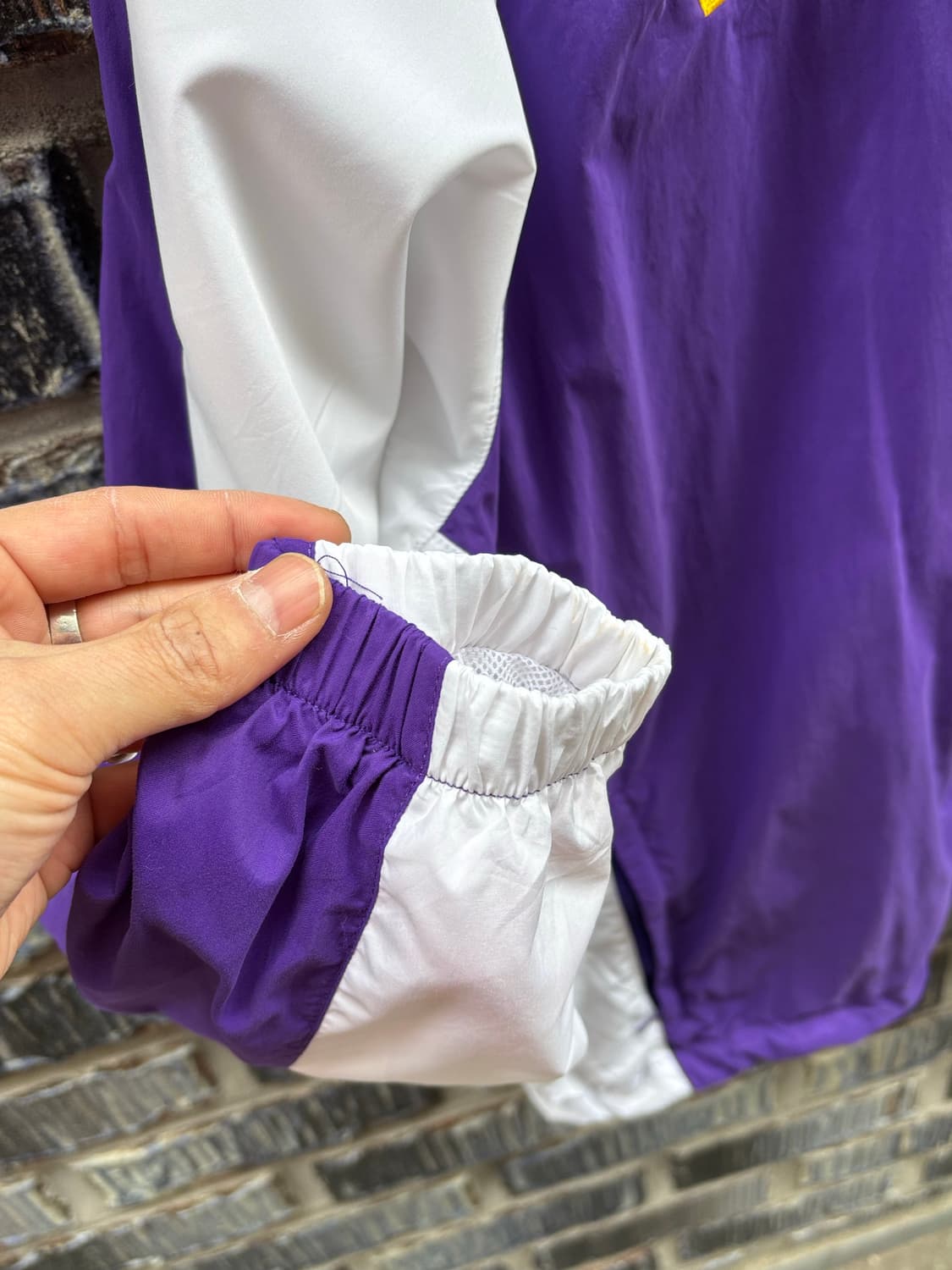 90s USA Nike LSU 윈드브레이커 상품이미지3