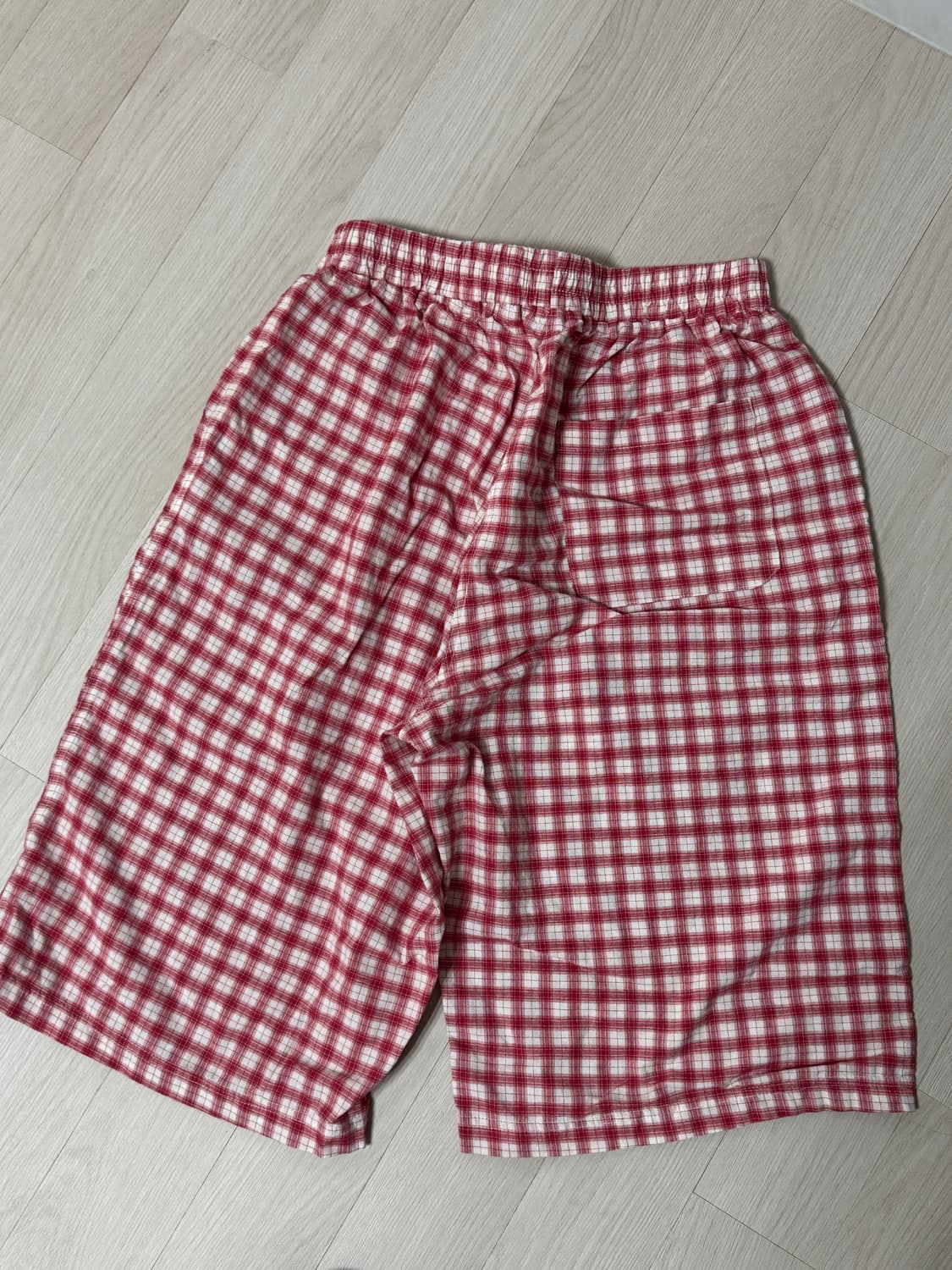 리트리버클럽 체크 반바지 상품이미지2