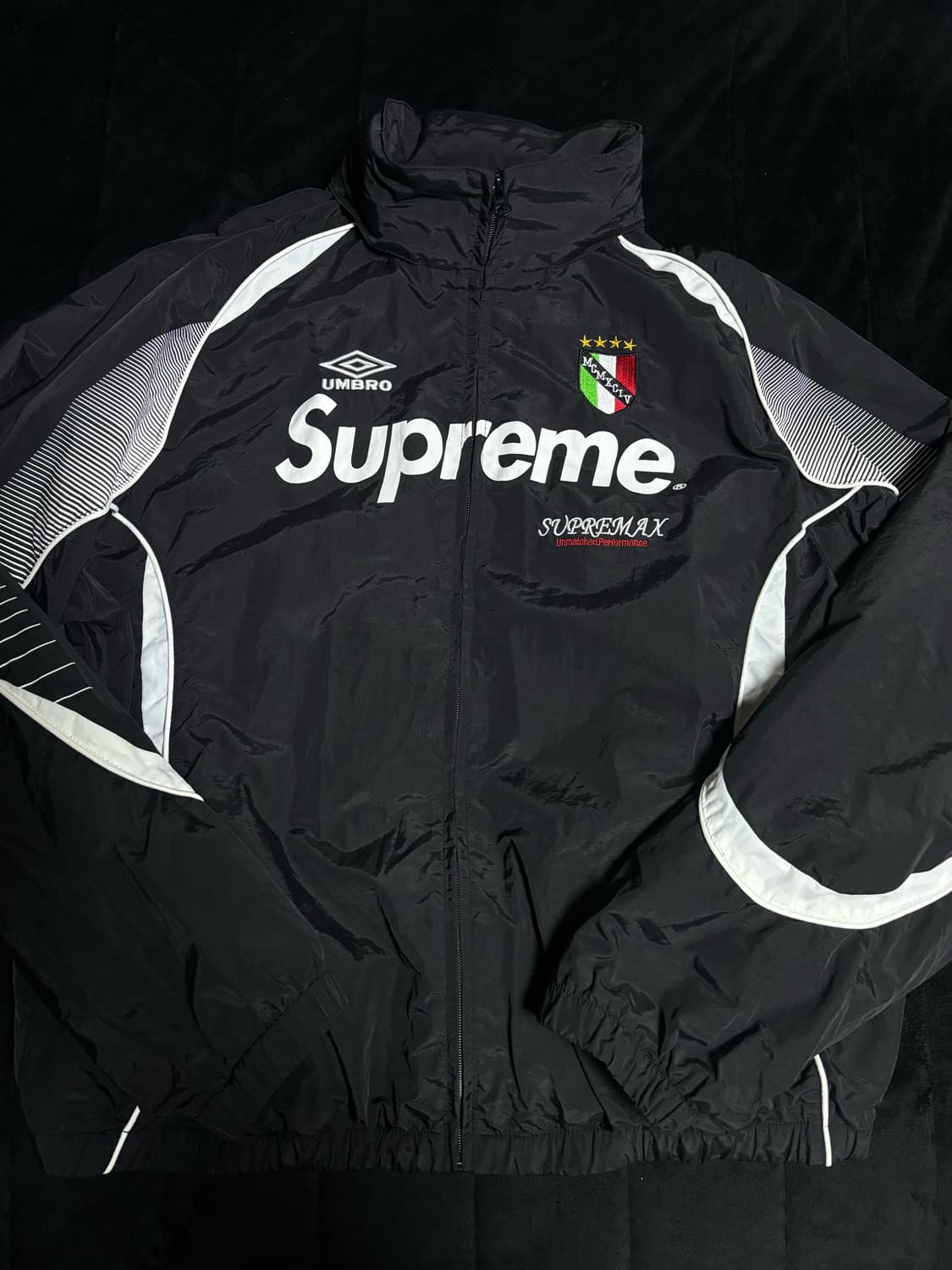 [XL] 22ss 슈프림 엄브로 트랙자켁 블랙 상품이미지1