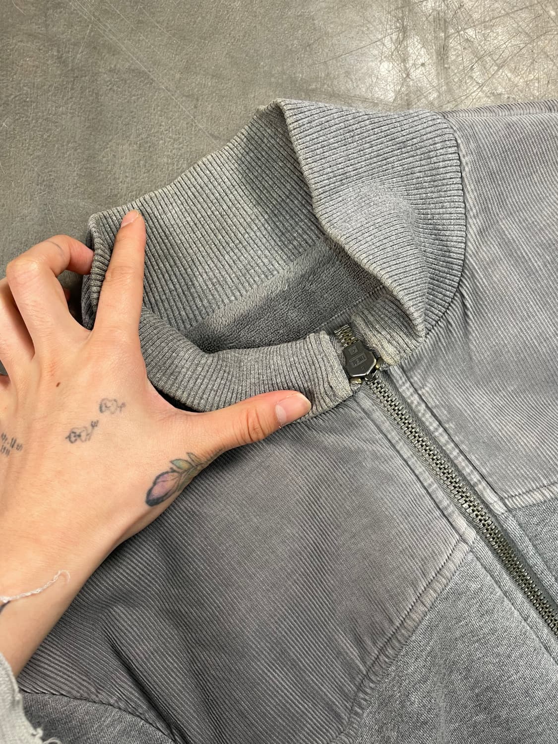 알마니 패치 쉐르파 코튼 집업 상품이미지3