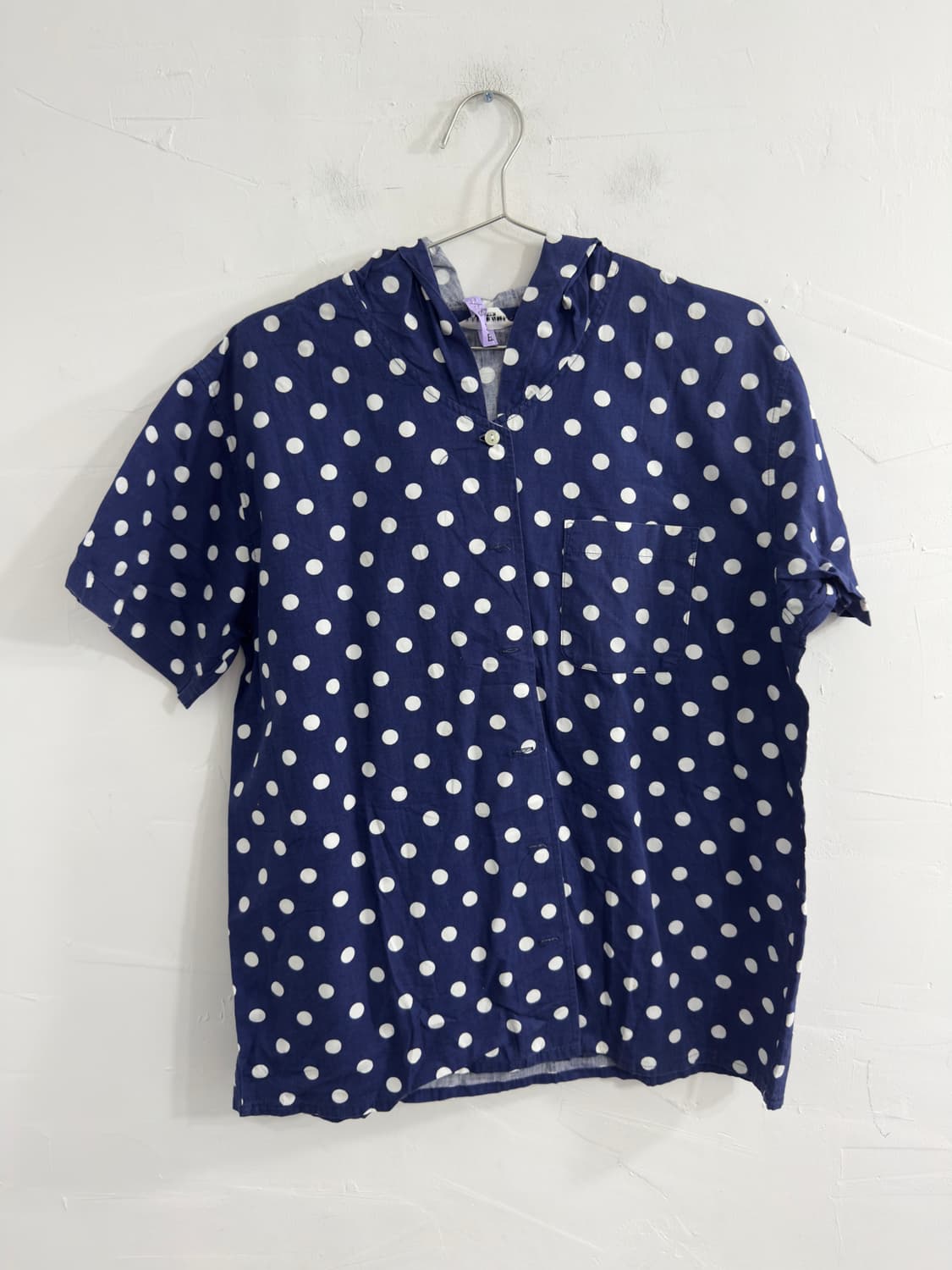 dot hood shirt 상품이미지1