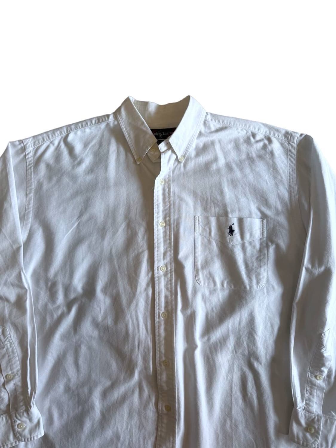 폴로 랄프로렌 빅셔츠 화이트 상품이미지3