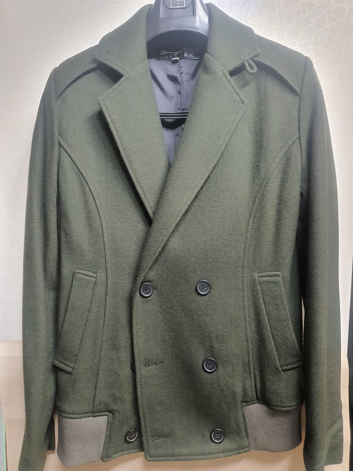 남성카키  울 자켓 95 상품이미지5