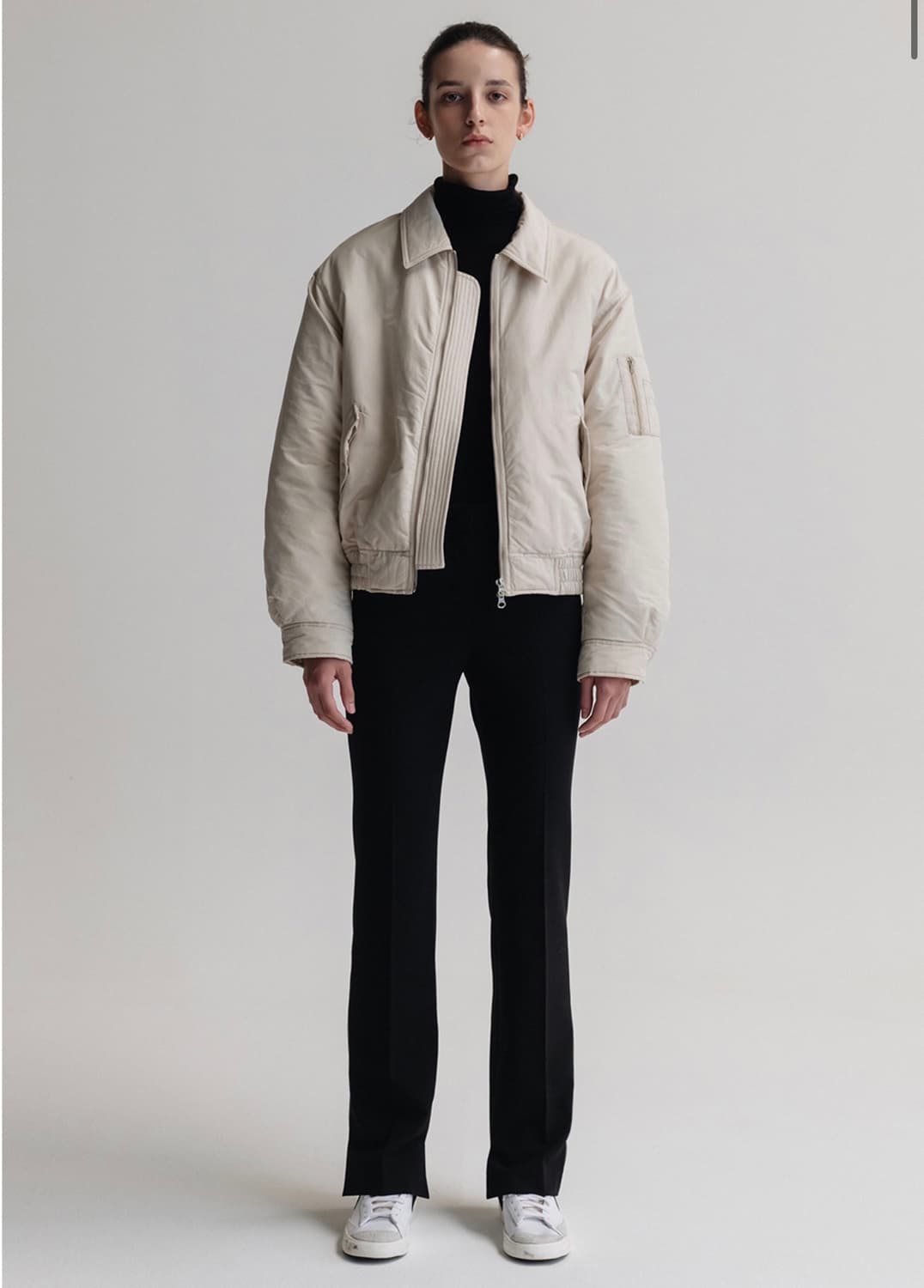 던스트 클래식 칼라 봄버 자켓 상품이미지4