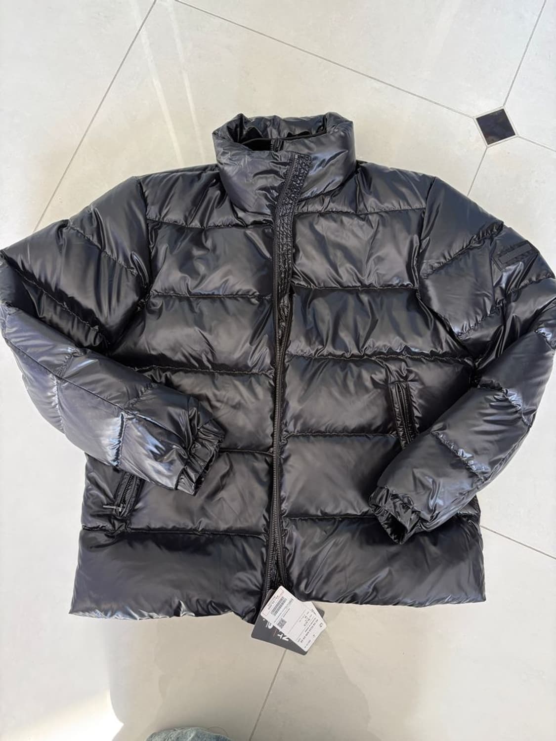 SHINY STAND UP COLLAR DOWN JACKET 상품이미지9