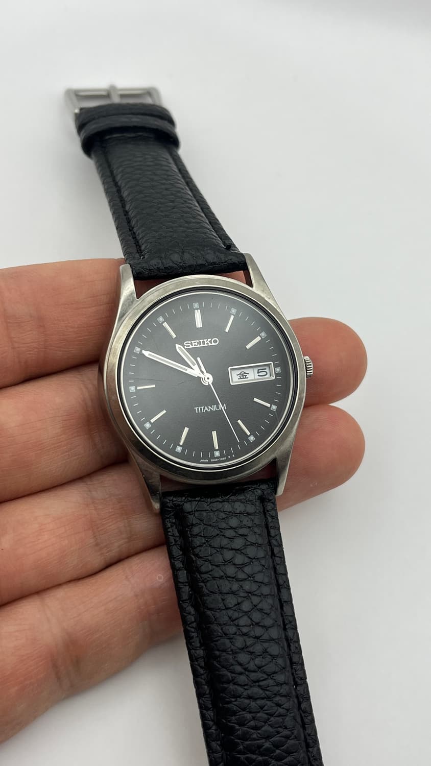 세이코 티타늄 빈티지 데이데이트 상품이미지3
