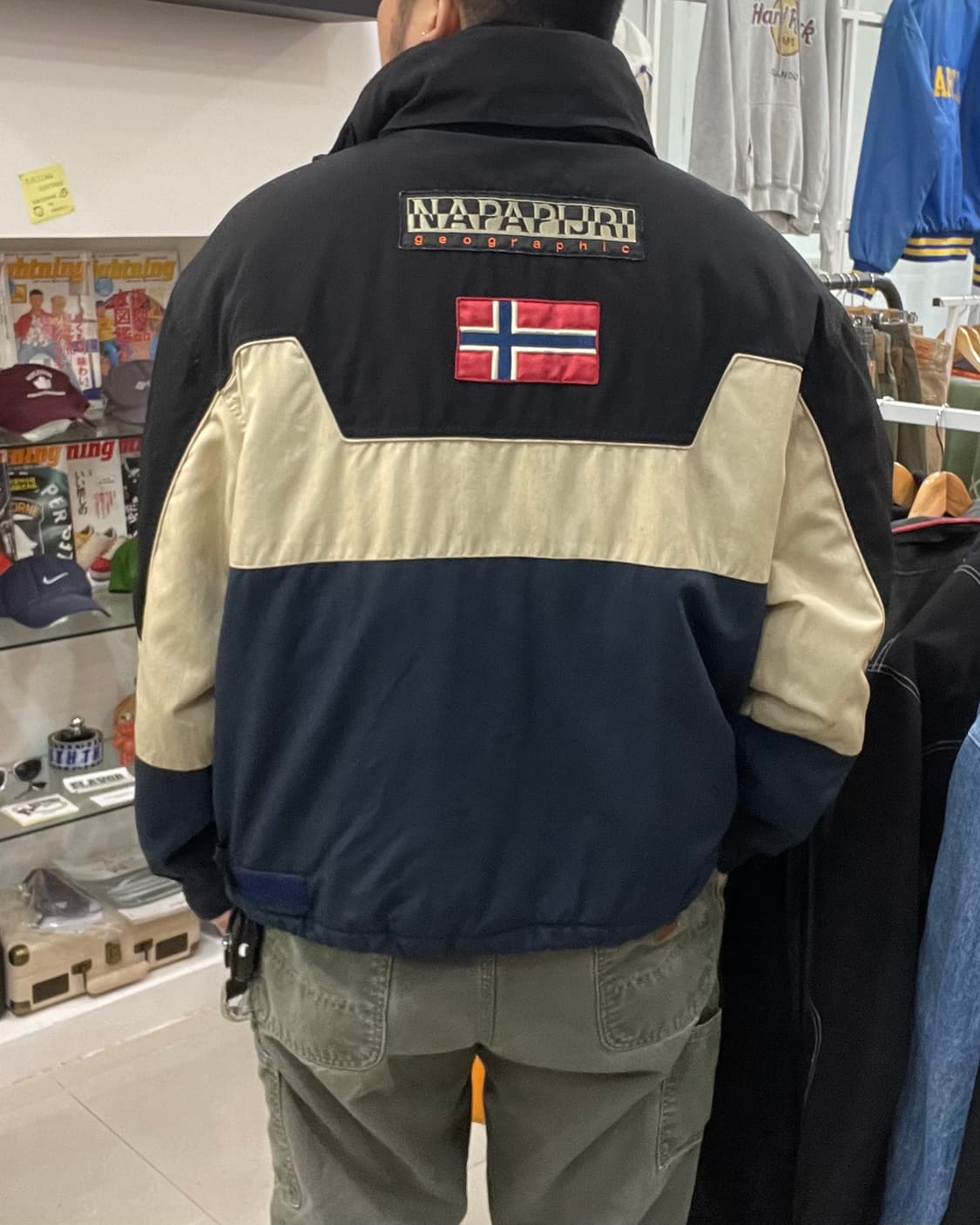 XL) 90s napapijri 코듀라 올드스쿨 점퍼 상품이미지4