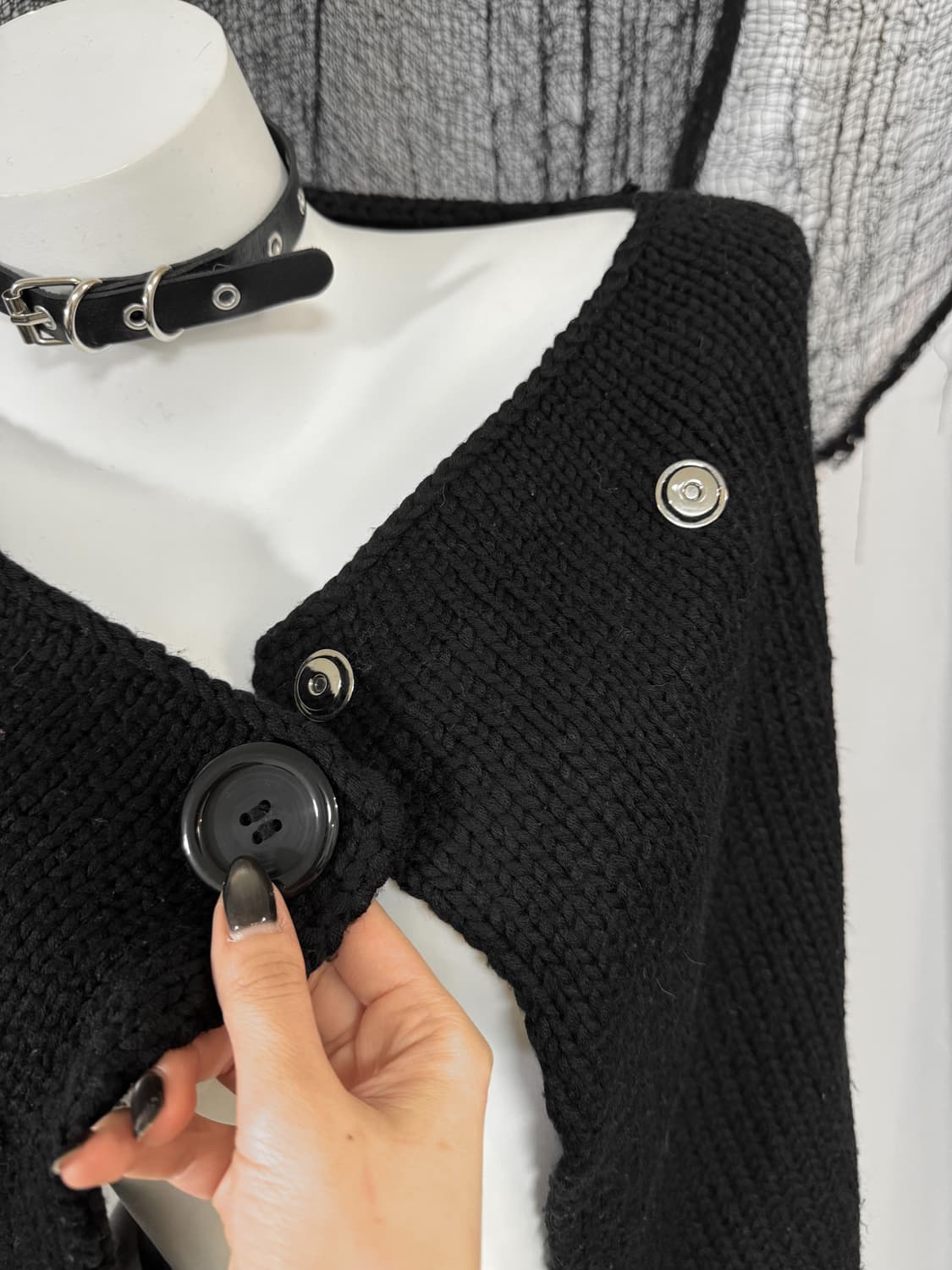 black cardigan 상품이미지2