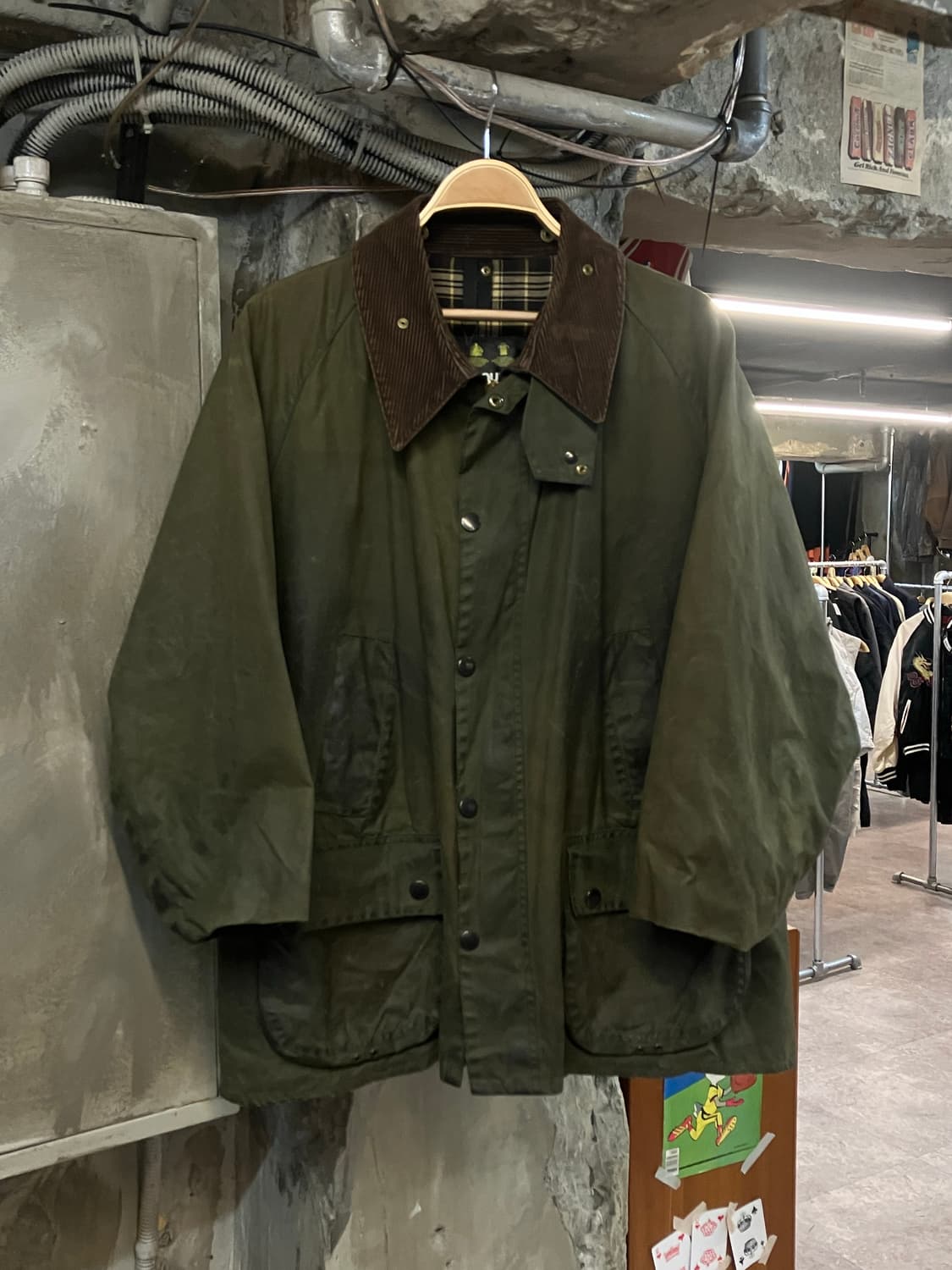 바버 비데일 왁스 자켓 카키  #csz1919 상품이미지1