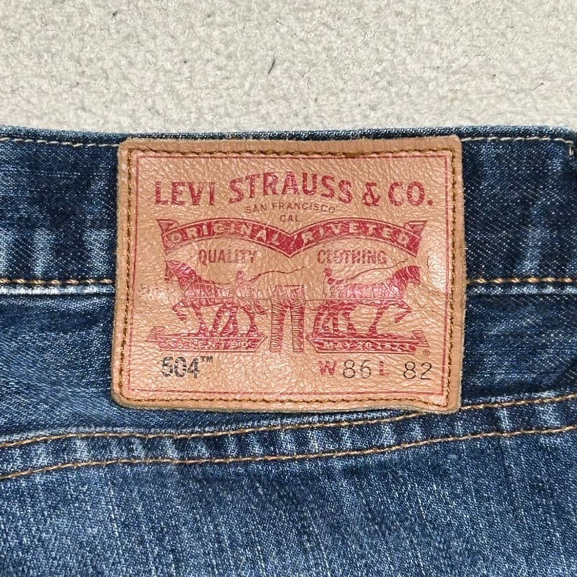 리바이스 504 청바지 W 86 L 82 상품이미지4