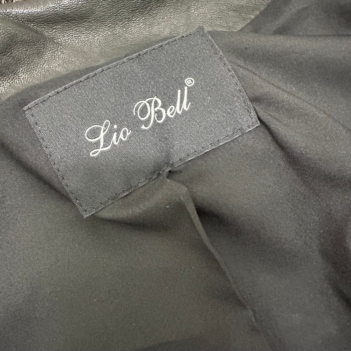 Lio Bell 리오벨 여성 양가죽 라이더 자켓 블랙 55사이즈 상품이미지9